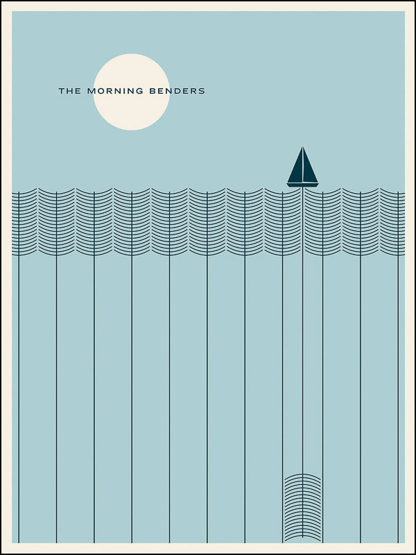 THE MORNING BENDERS - 2011 - 18x24 - USA