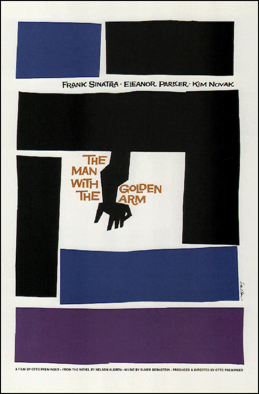 MAN WITH THE GOLDEN AEN ARM - 1955/1984 - 24X36 - USA