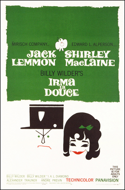 IRMA LA DOUCE - 1963 - 27x41 - USA