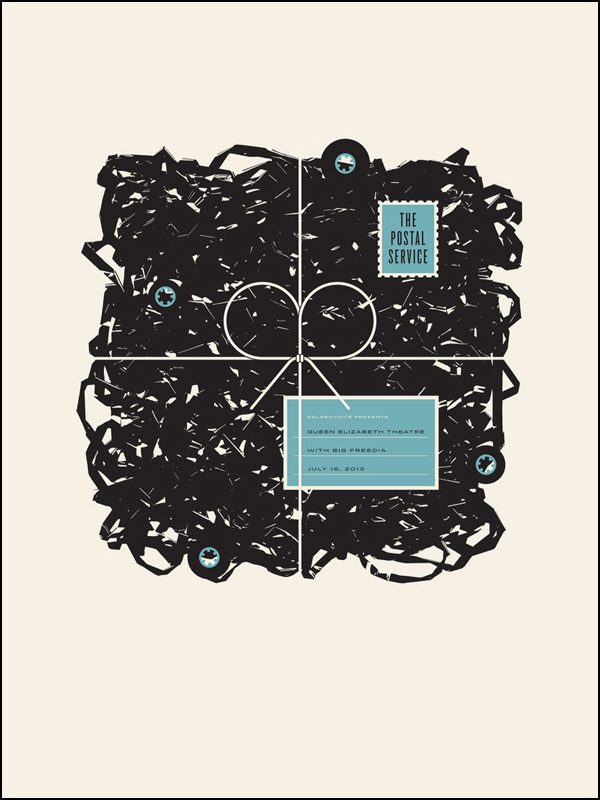 THE POSTAL SERVICE - 2013 - 18x24 - USA
