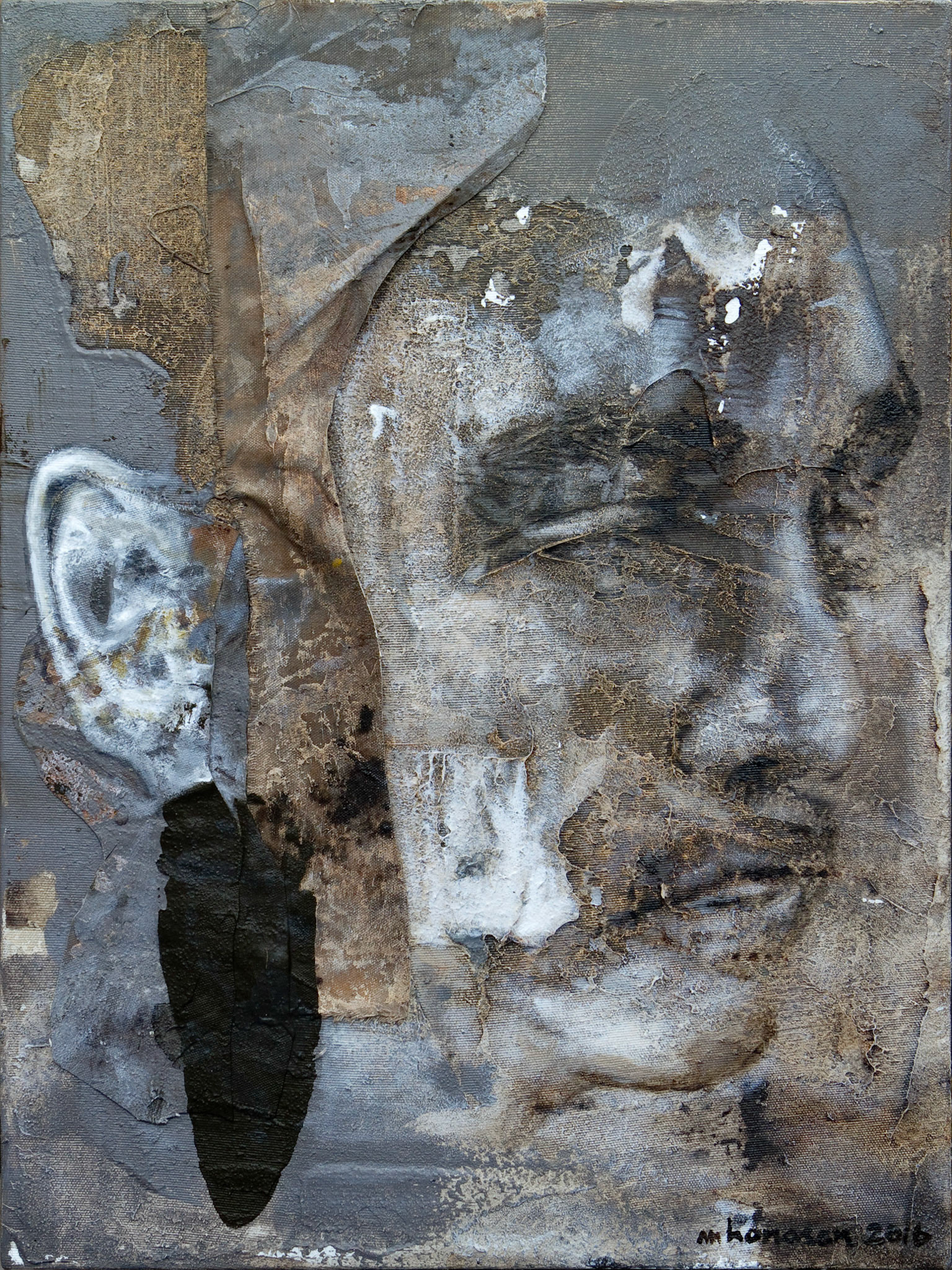 “Tabernacle” mixed media on canvas 24 in. x 18 in.