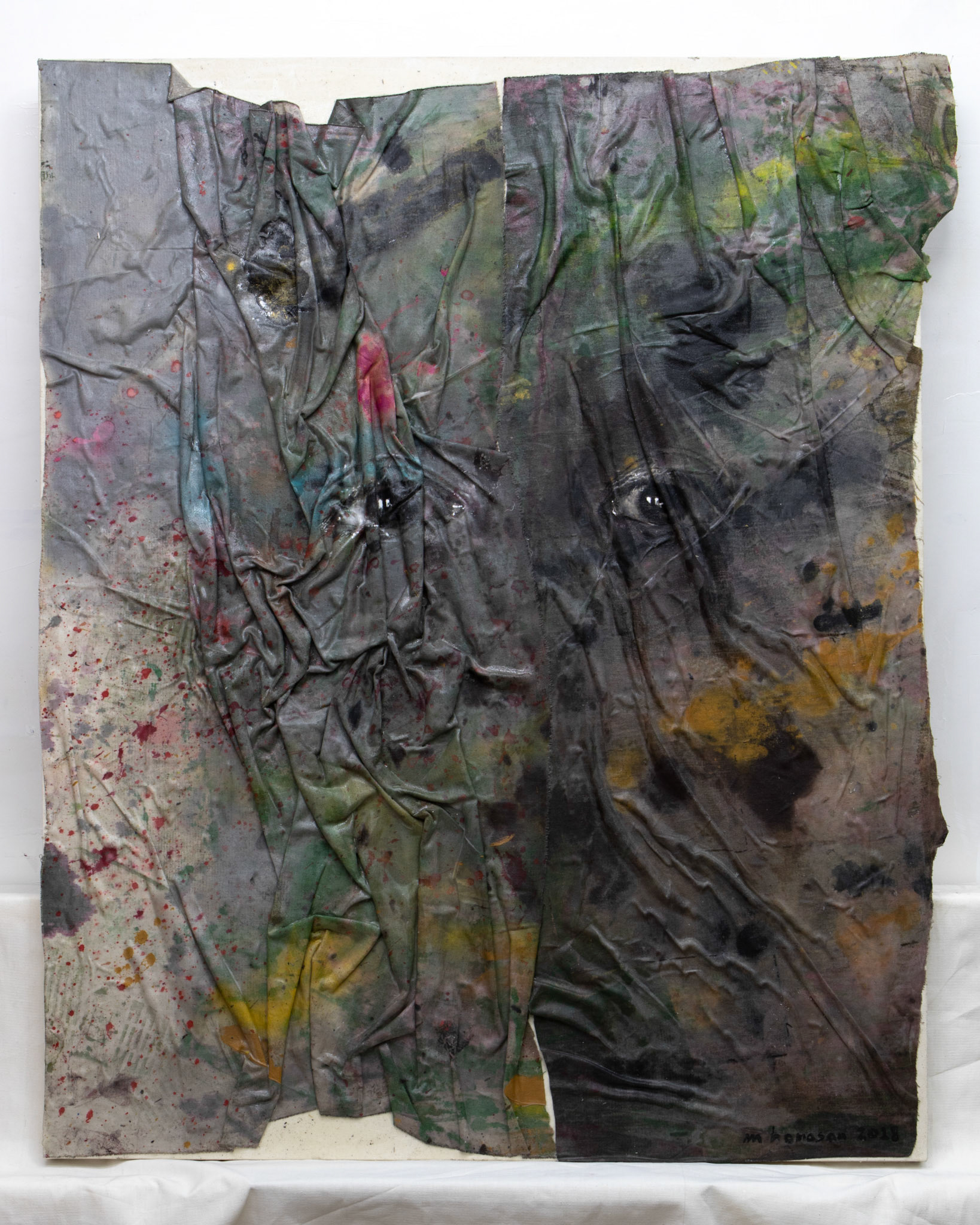 “Person” mixed media on canvas 60 in. x 48 in.