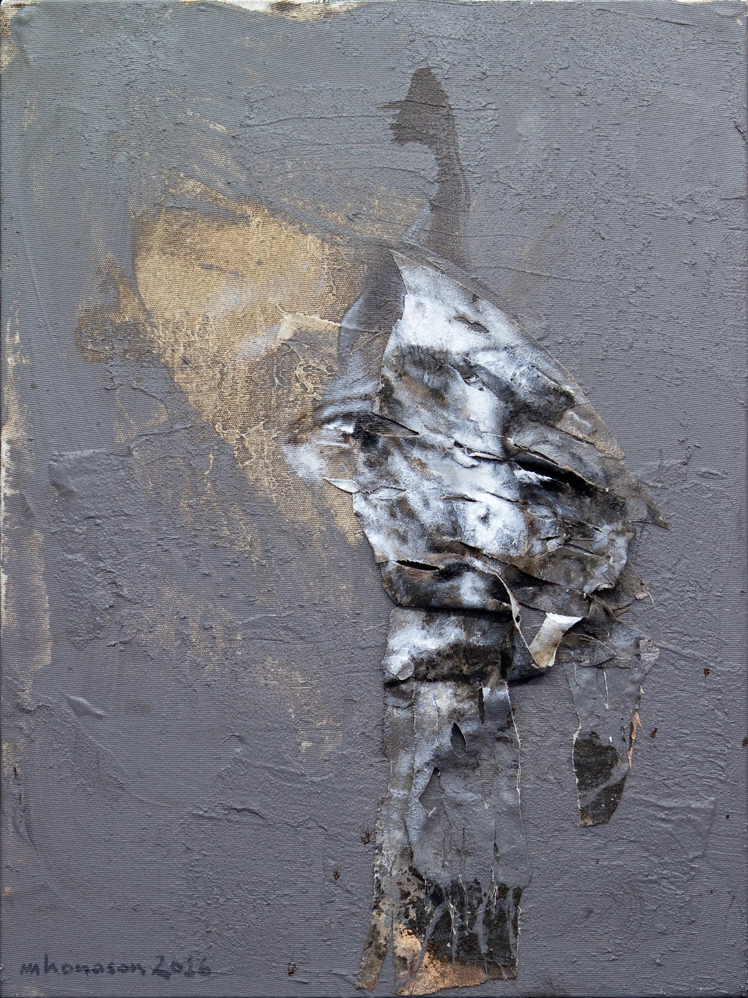 “Reverence” mixed media on canvas 24 in. x 18 in.