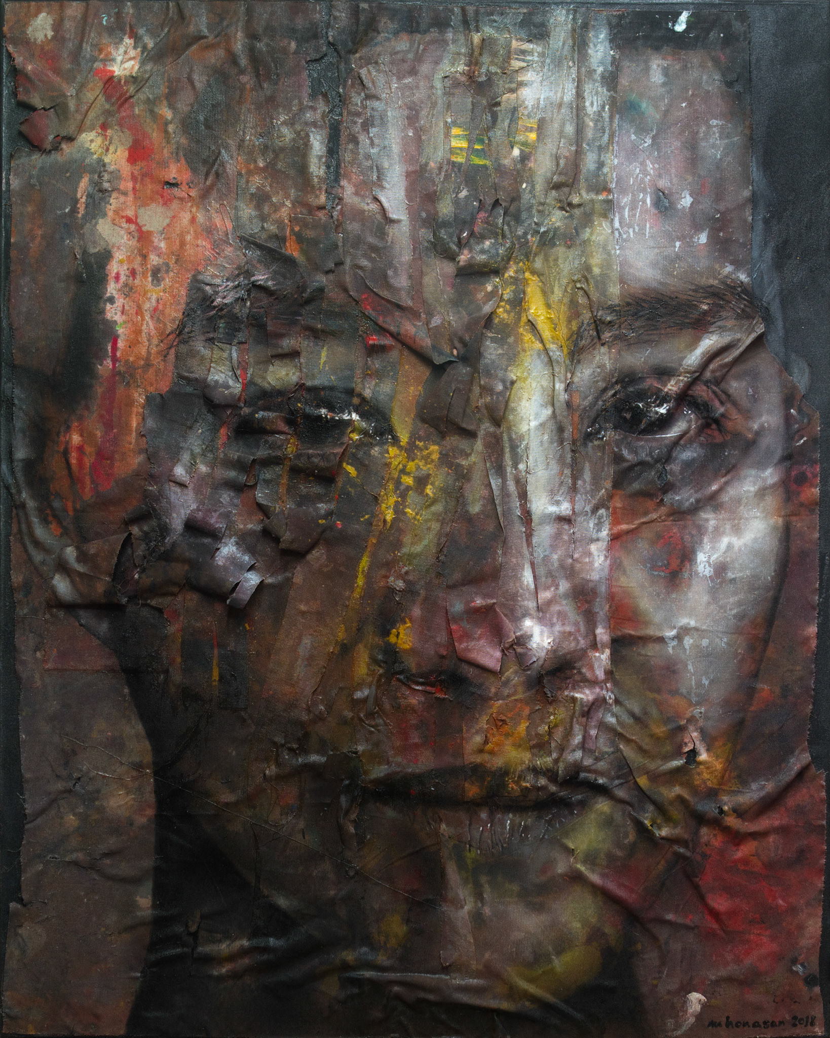 “Nothing Missing, Nothing Broken” mixed media on canvas 60 in. x 48 in.
