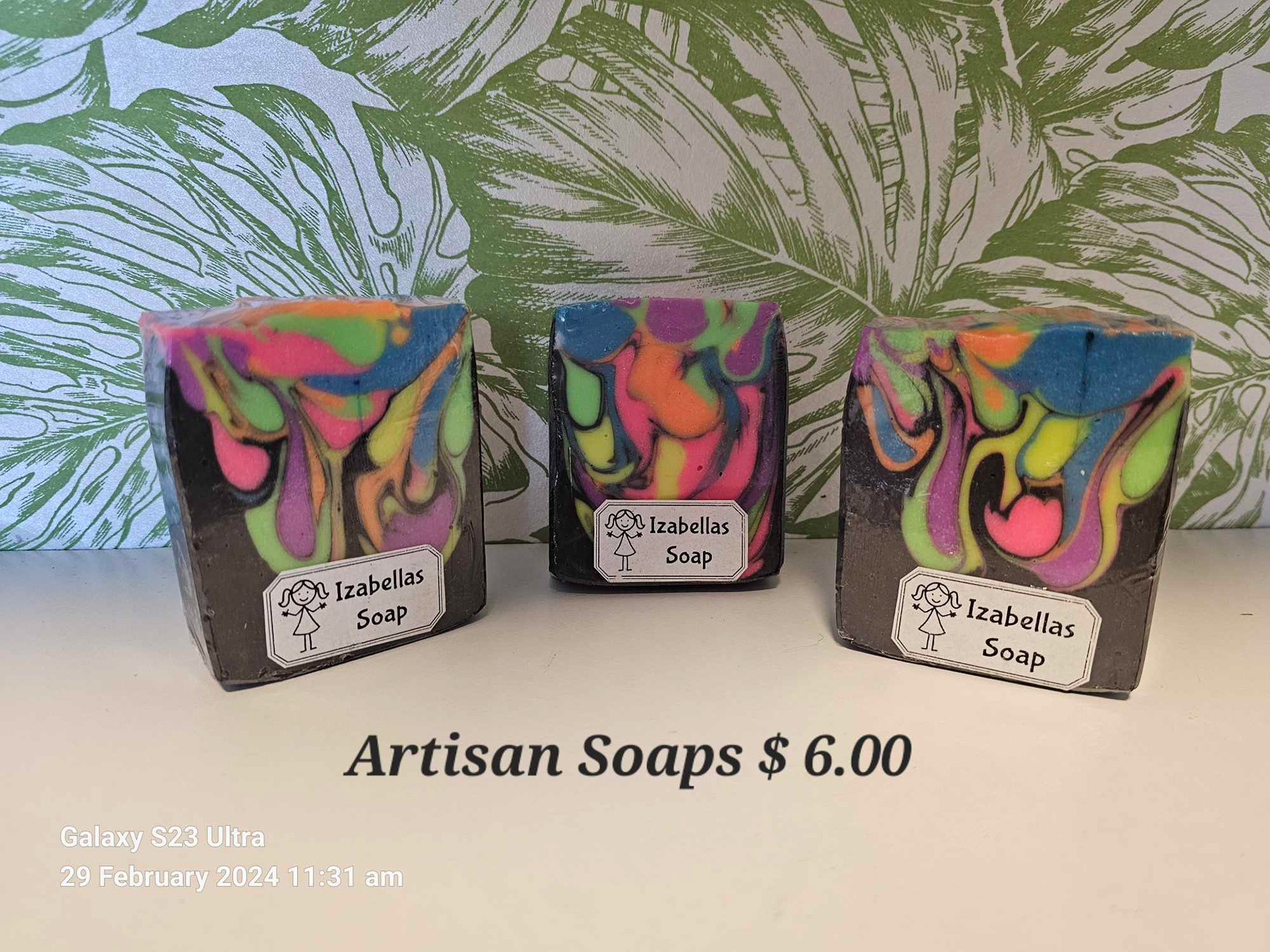 Izabella's Artisan Soaps BLACK AMYSIST 6.00