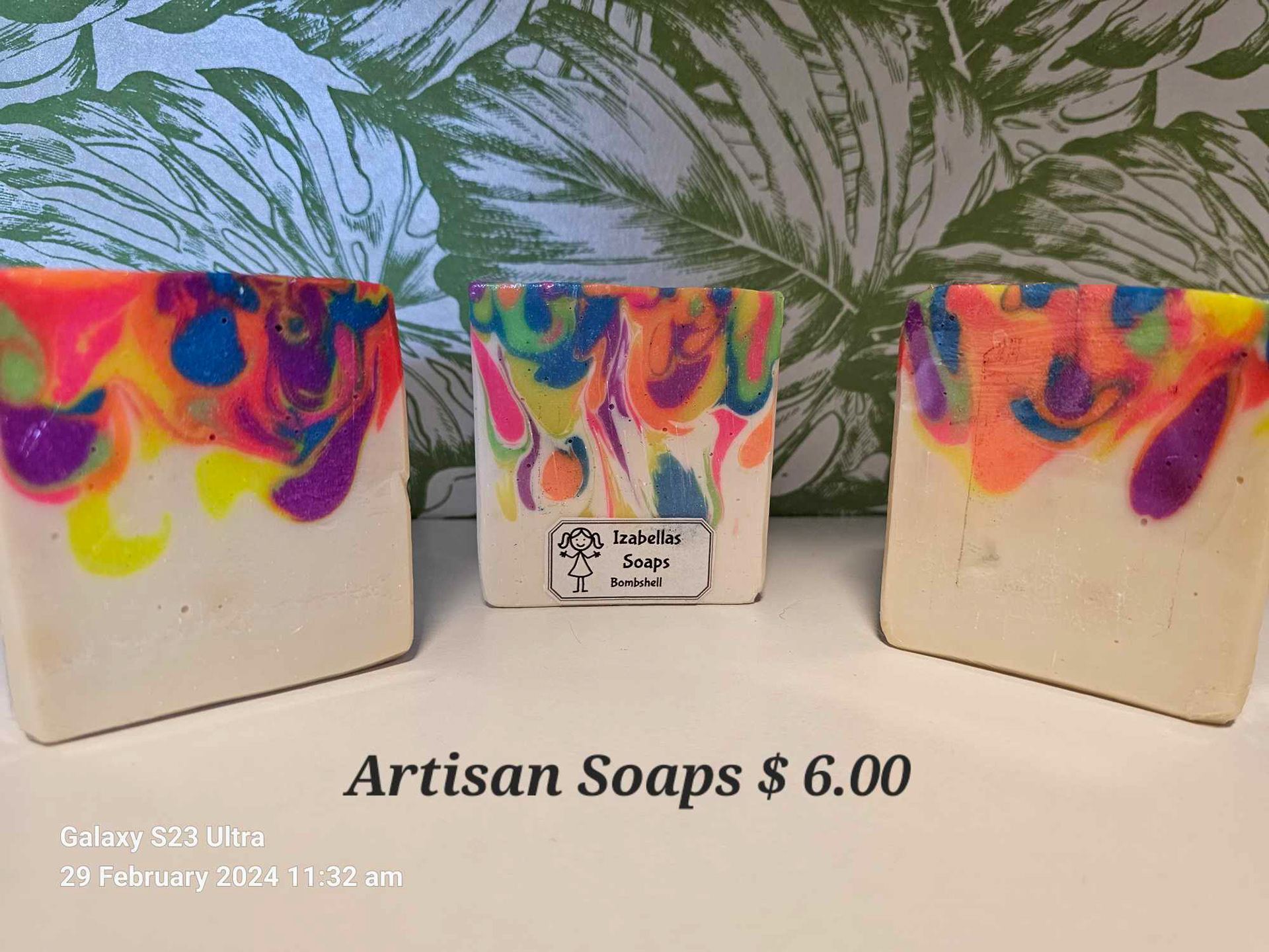 Izabella's Artisan Soaps BOMBSHELL 6.00