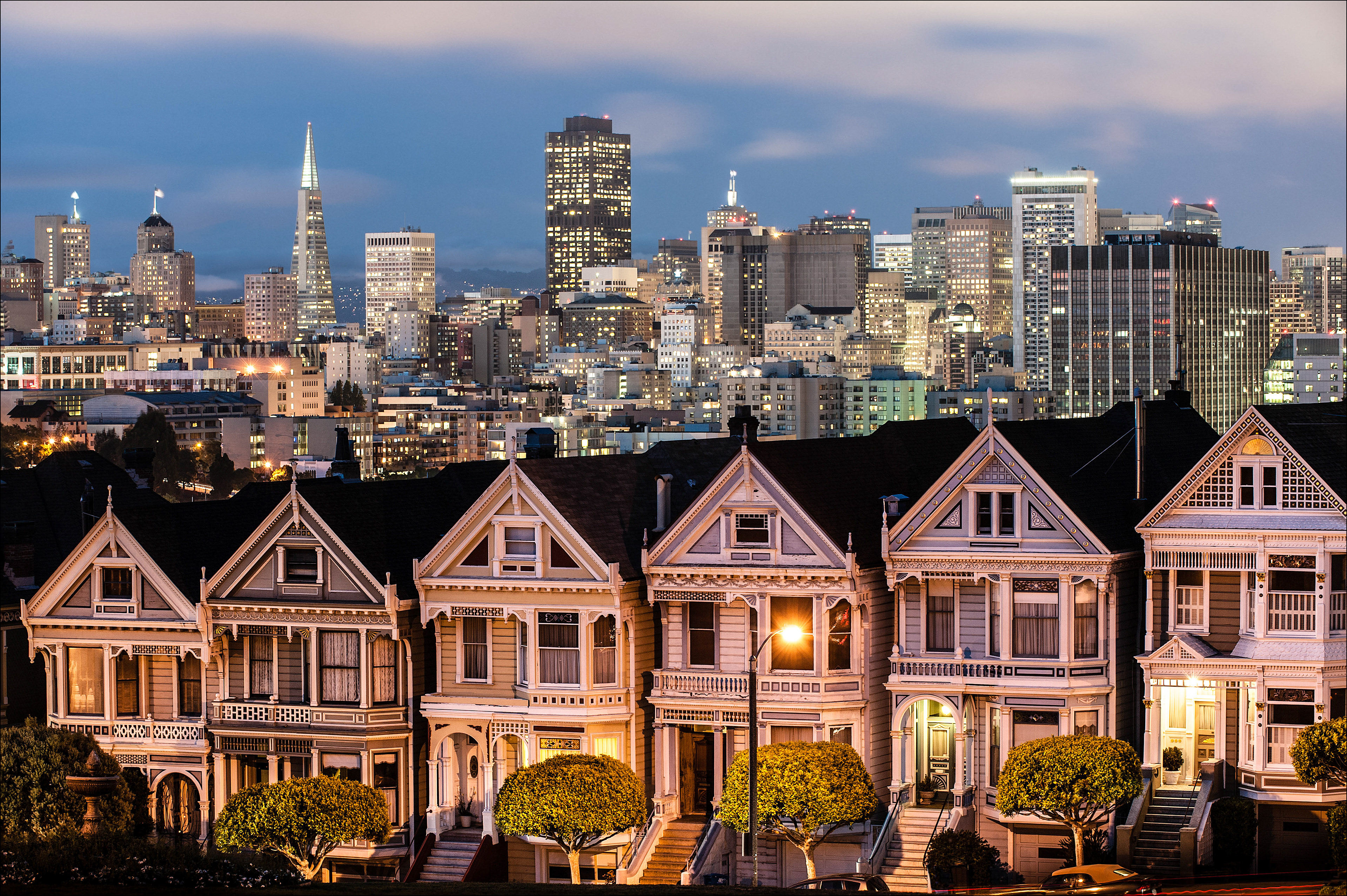 "Painted Ladies" Alamo Square, San Francisco