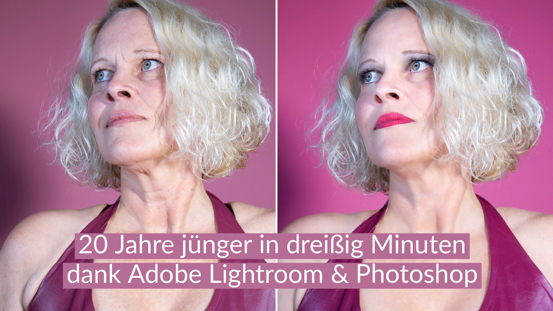 Ich kläre auf meinen Profilen in den sozialen Medien und im Joy gerne über Beautyretusche auf. Immer mit Hilfe von Fotos, die mich zeigen.