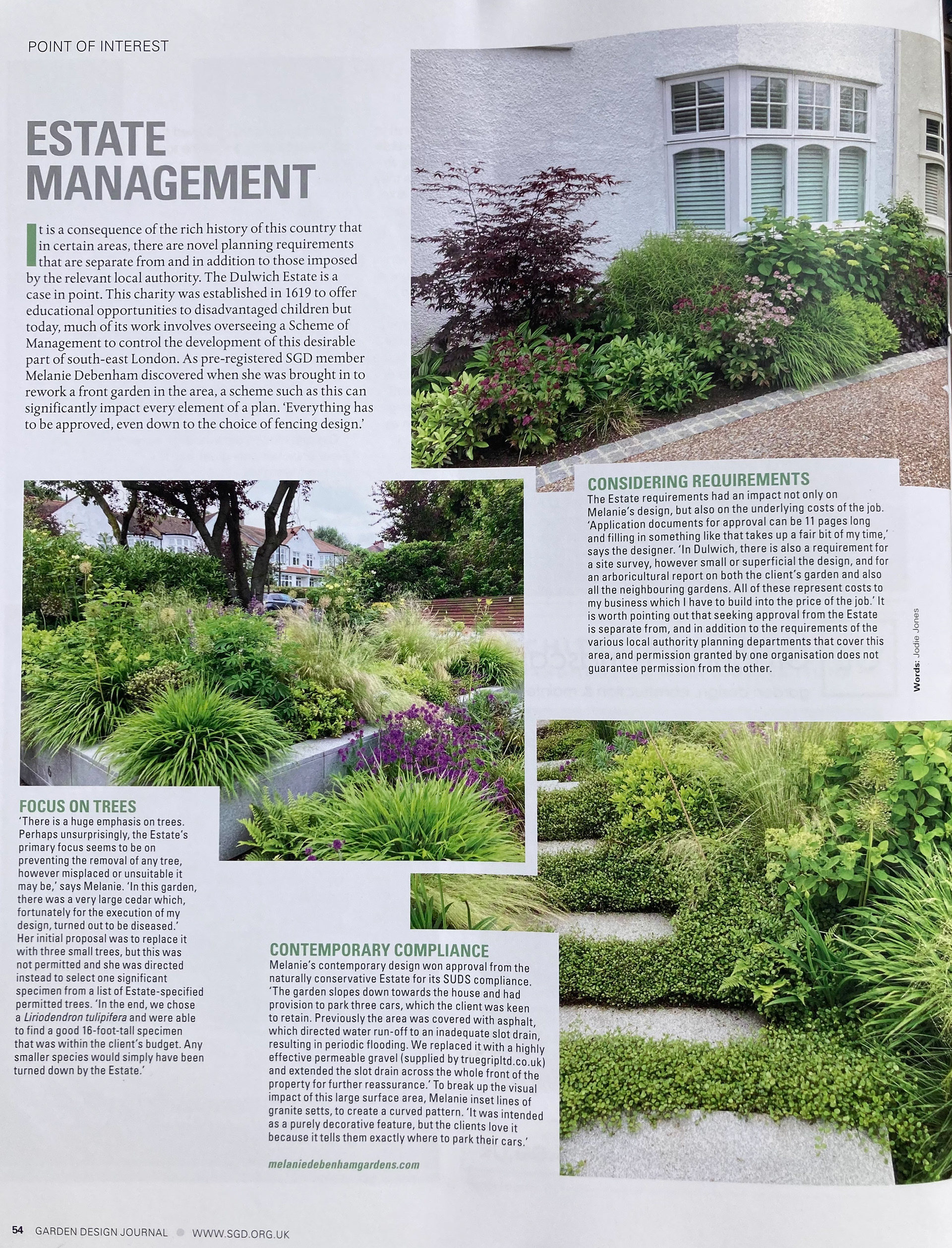Society of Garden Designers Journal July 2022