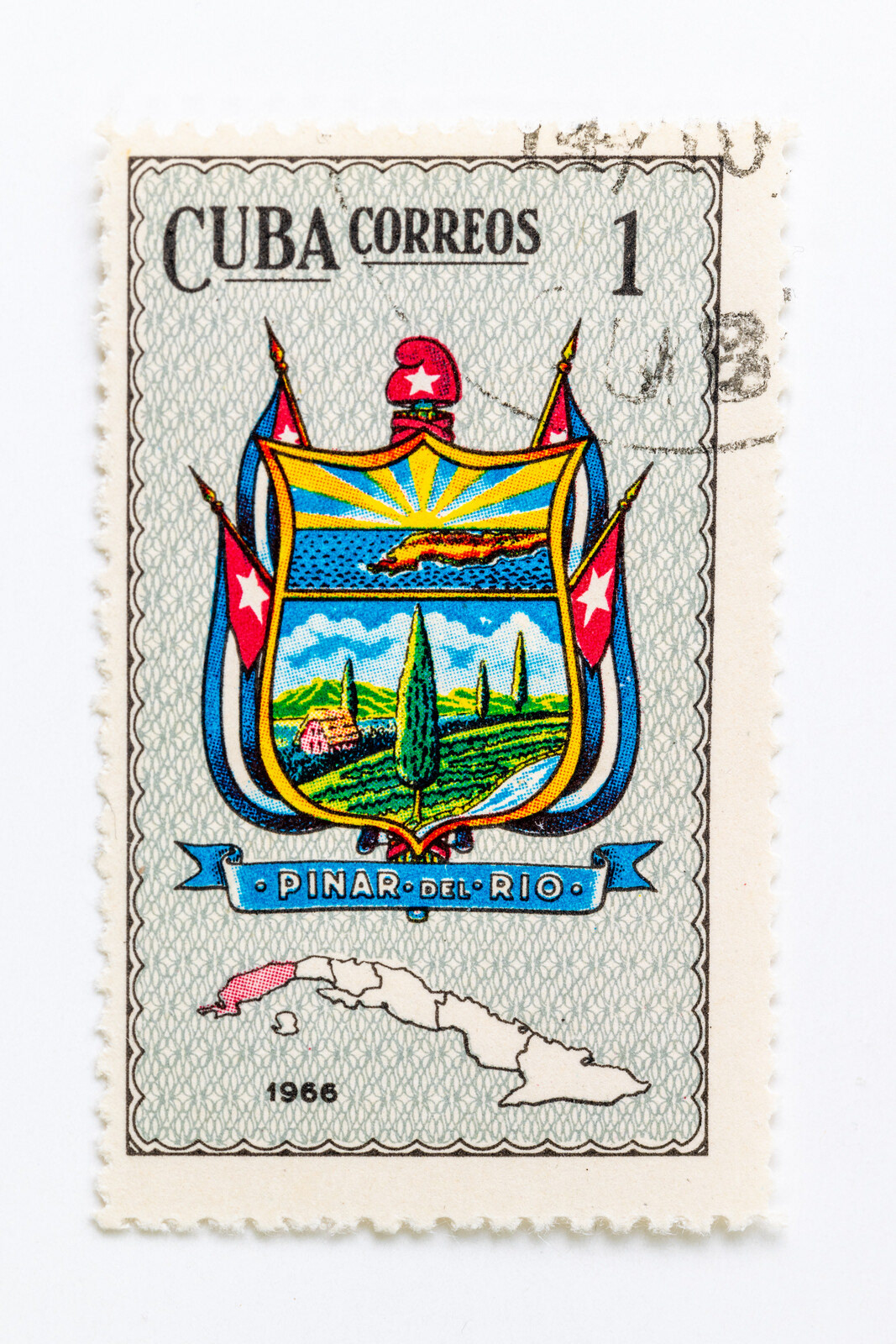 Escudo de Pinar del Rio, Cuba, 1966