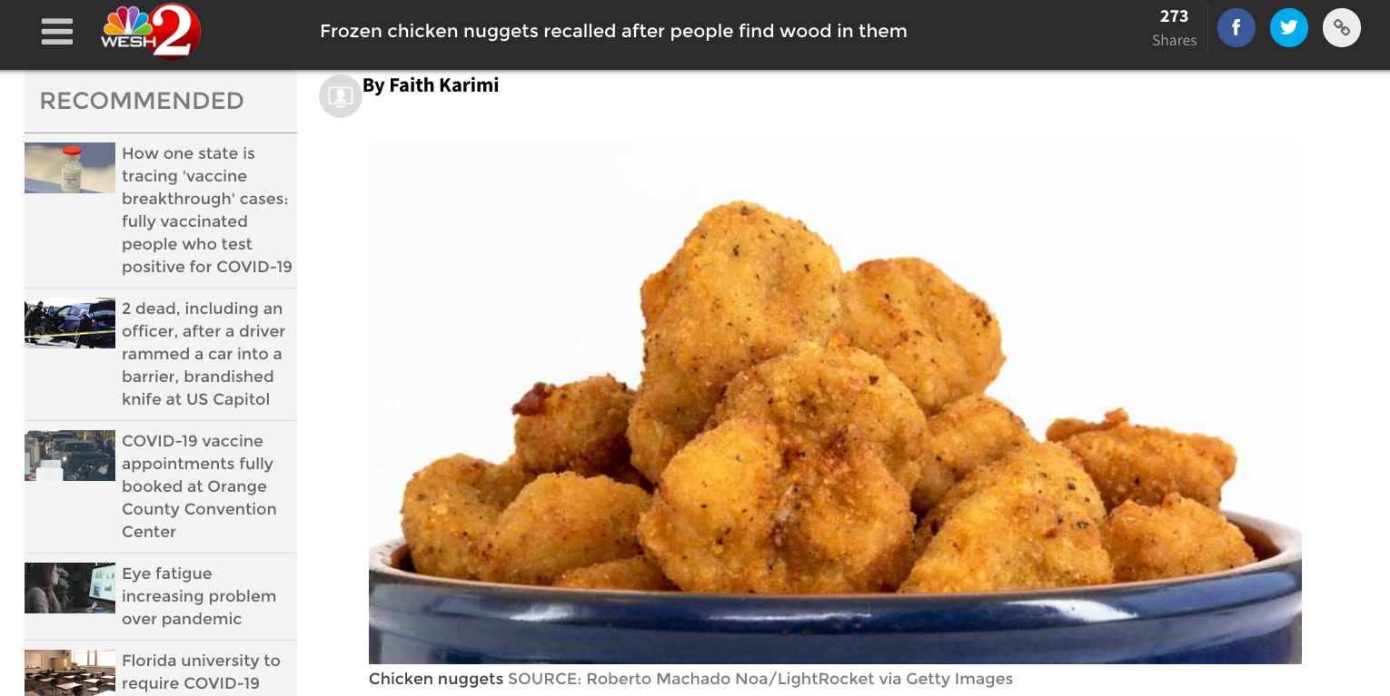 chicken nuggets. fotografia de comida. Fotografía de Roberto Machado noa publicada en medios de prensa