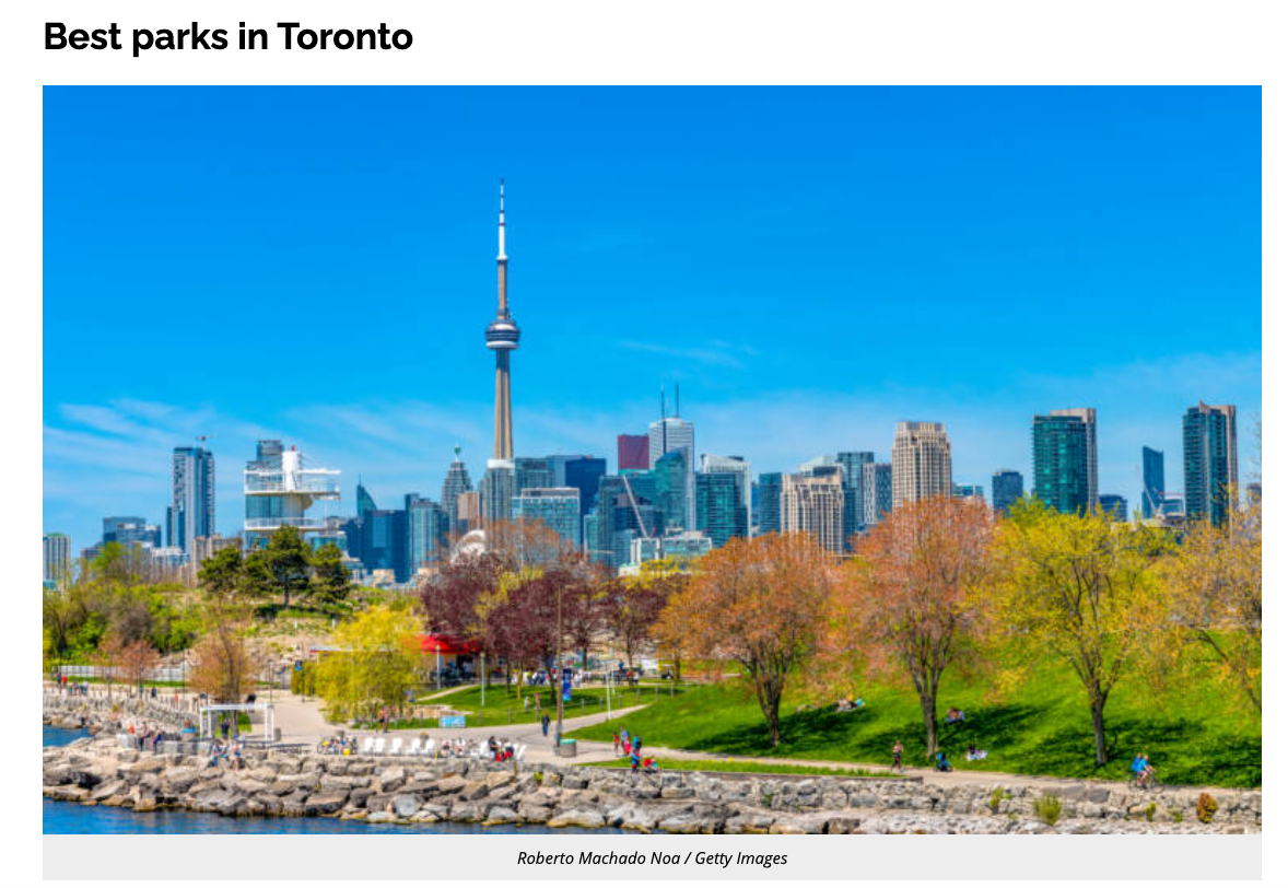 toronto skyline. Fotografía de Roberto Machado noa publicada en medios de prensa