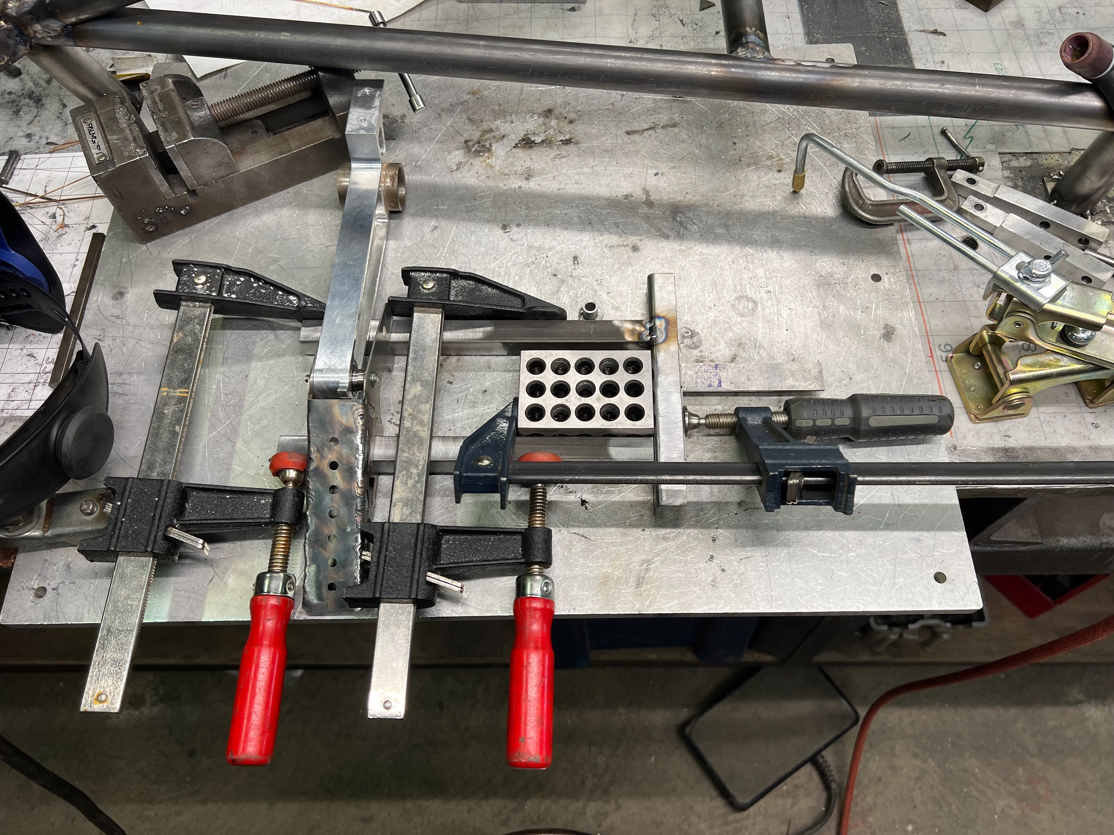 jigging the pedalbox frame