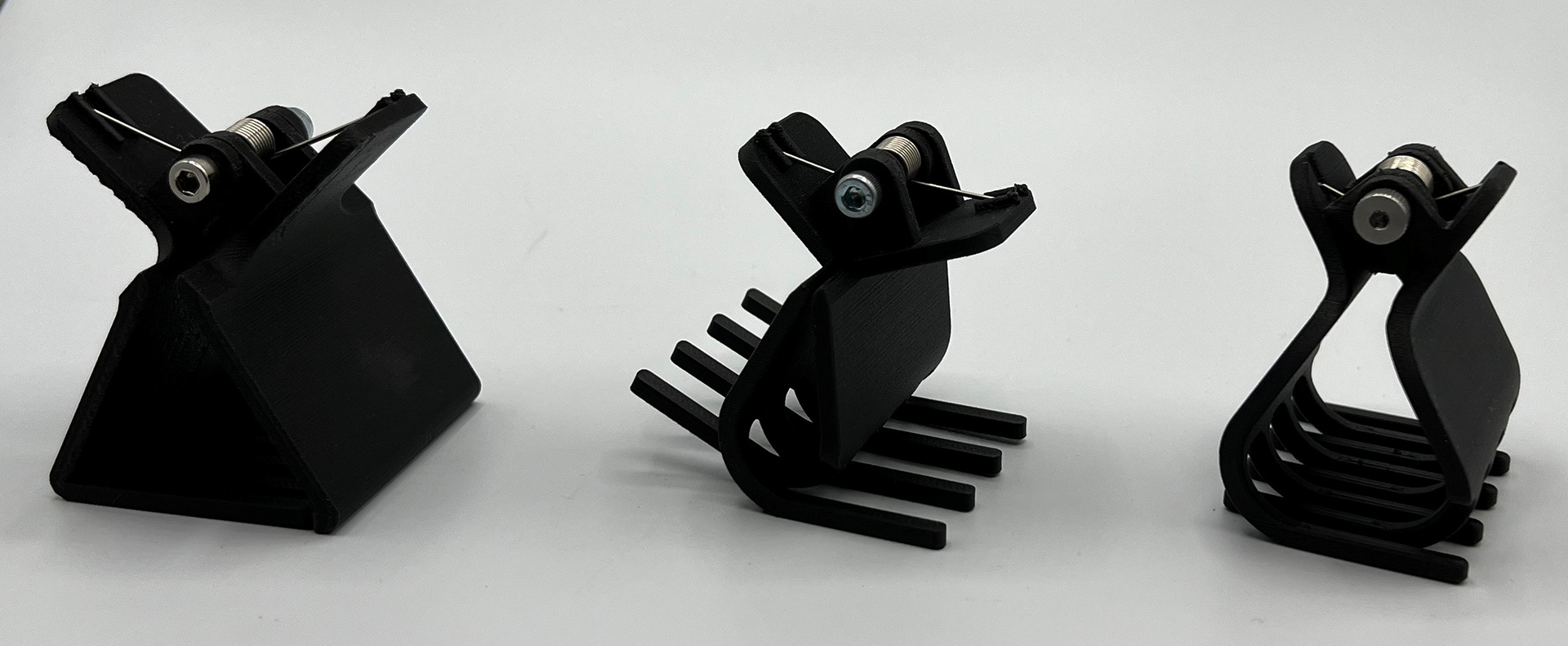 Design Iteration (from left to right)