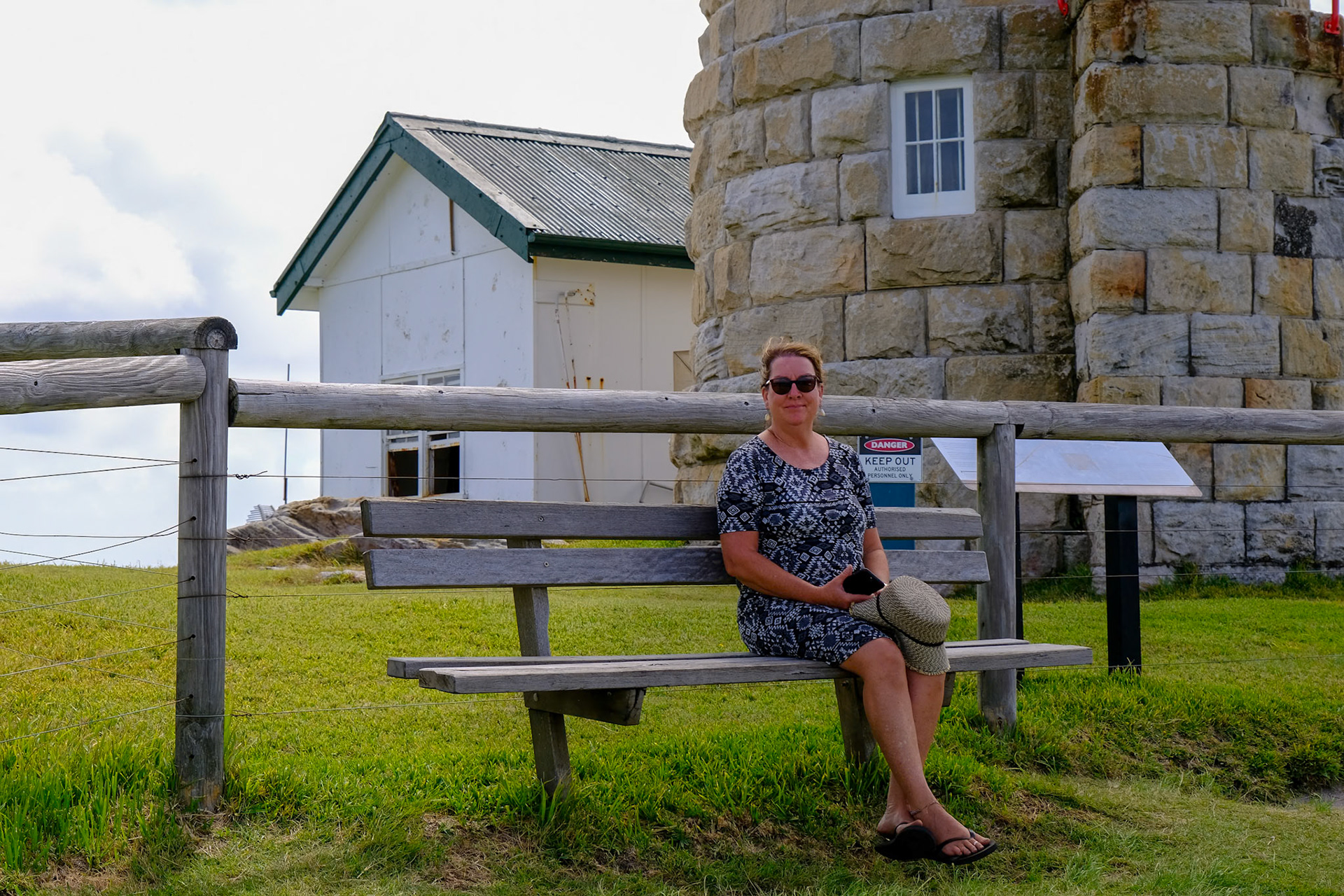 At Cape Moreton, Moreton Island