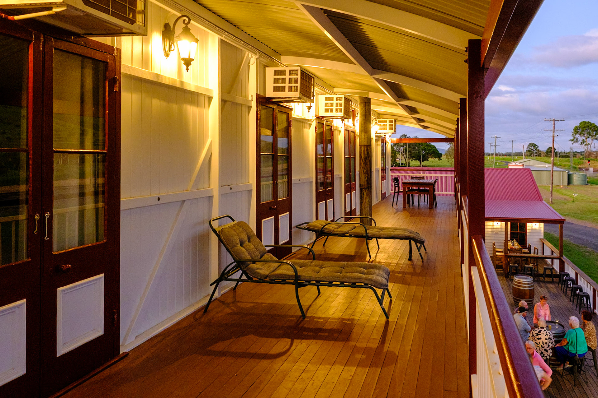 The historic Theebine Hotel