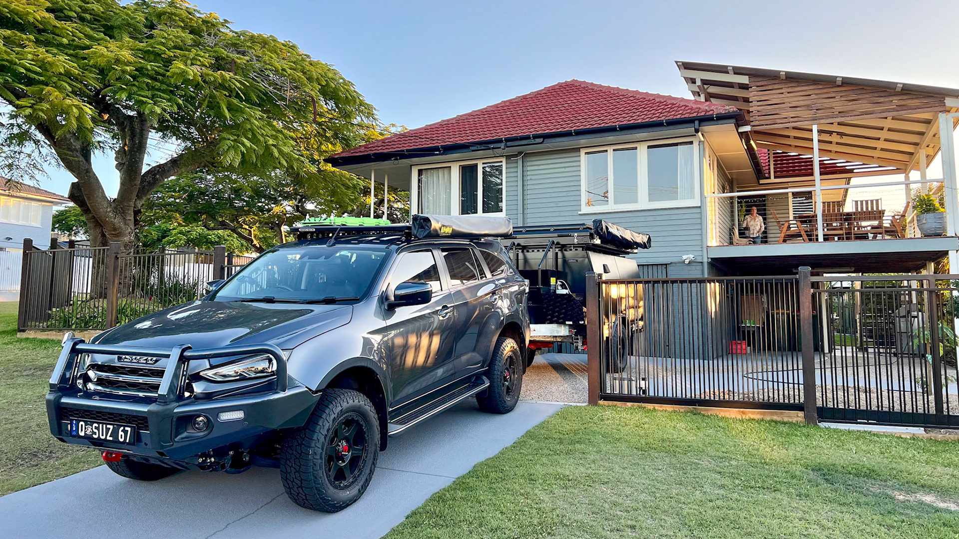 Ready to leave for a weekend at Fingal Head