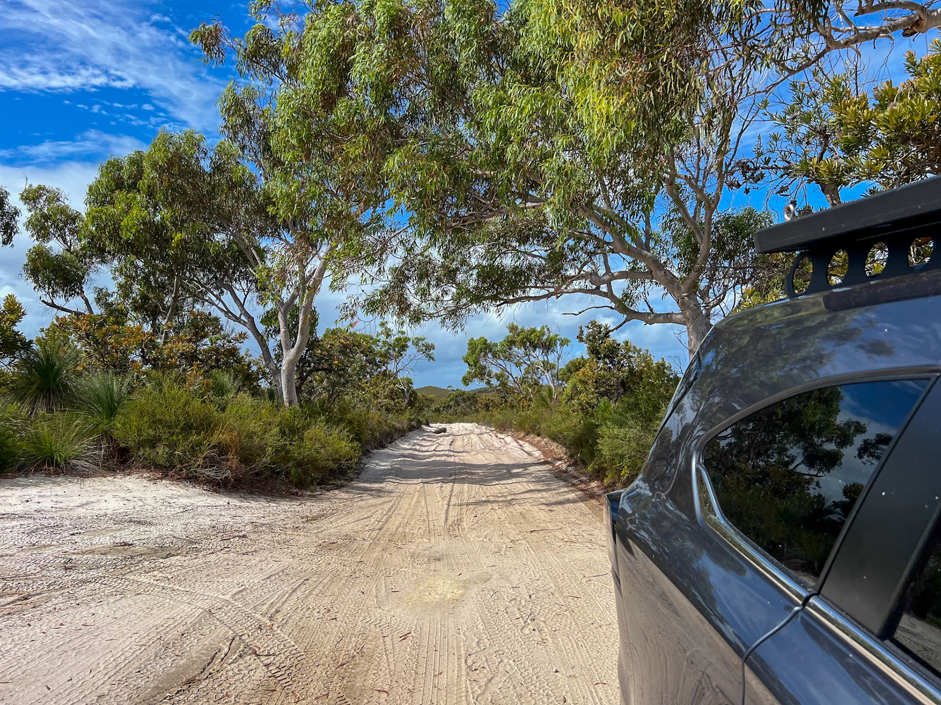North Point Track, Moreton Island