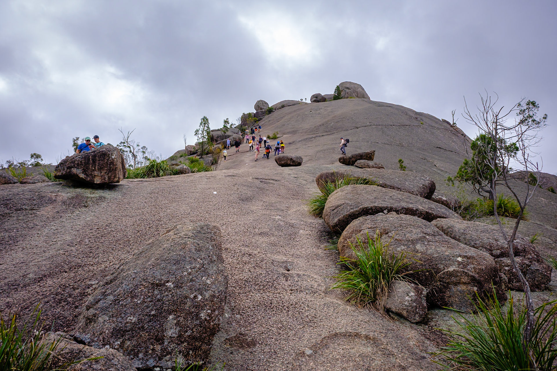 Walk to "The Pyramid"