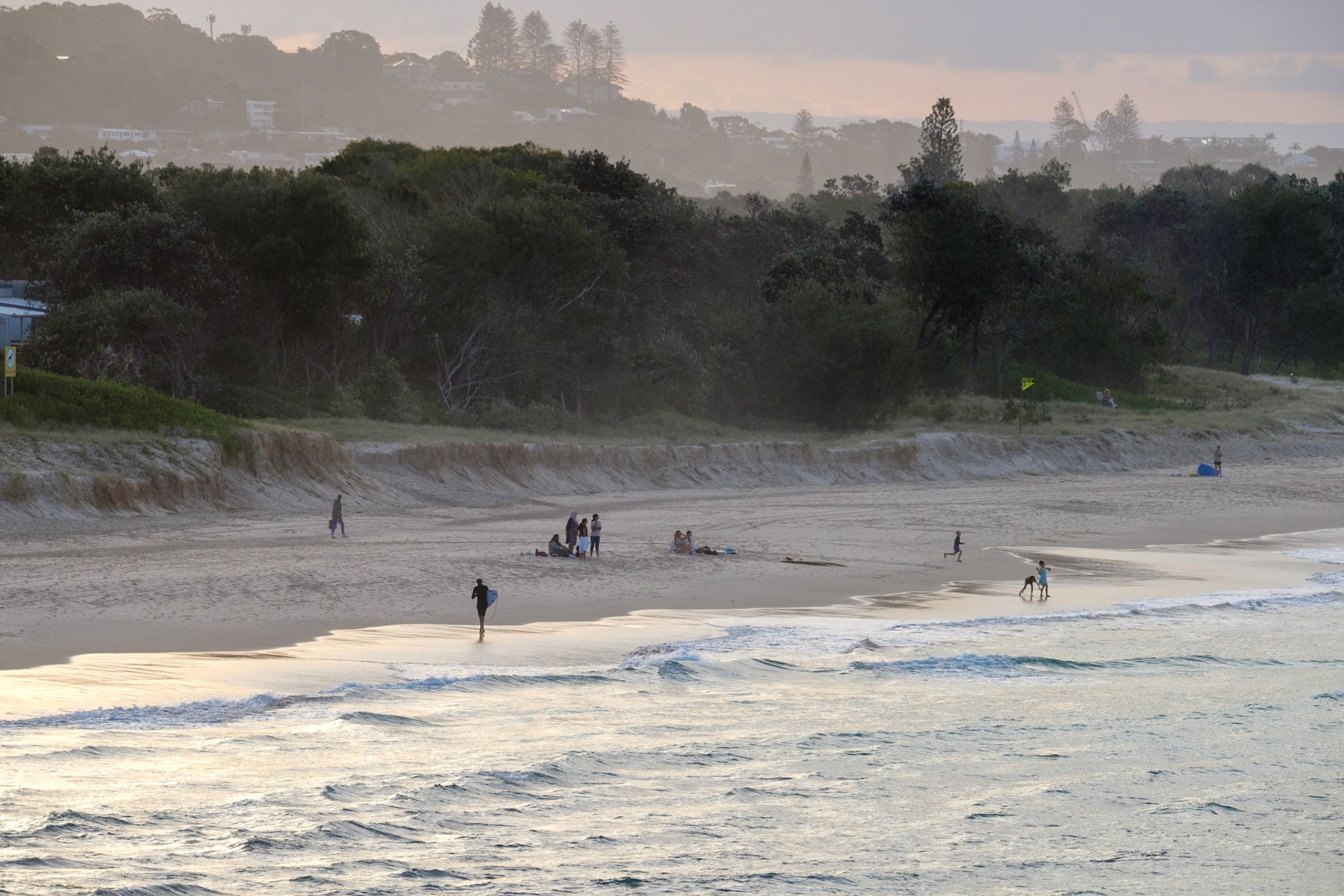 View toward Tweed Heads from Fingal Head