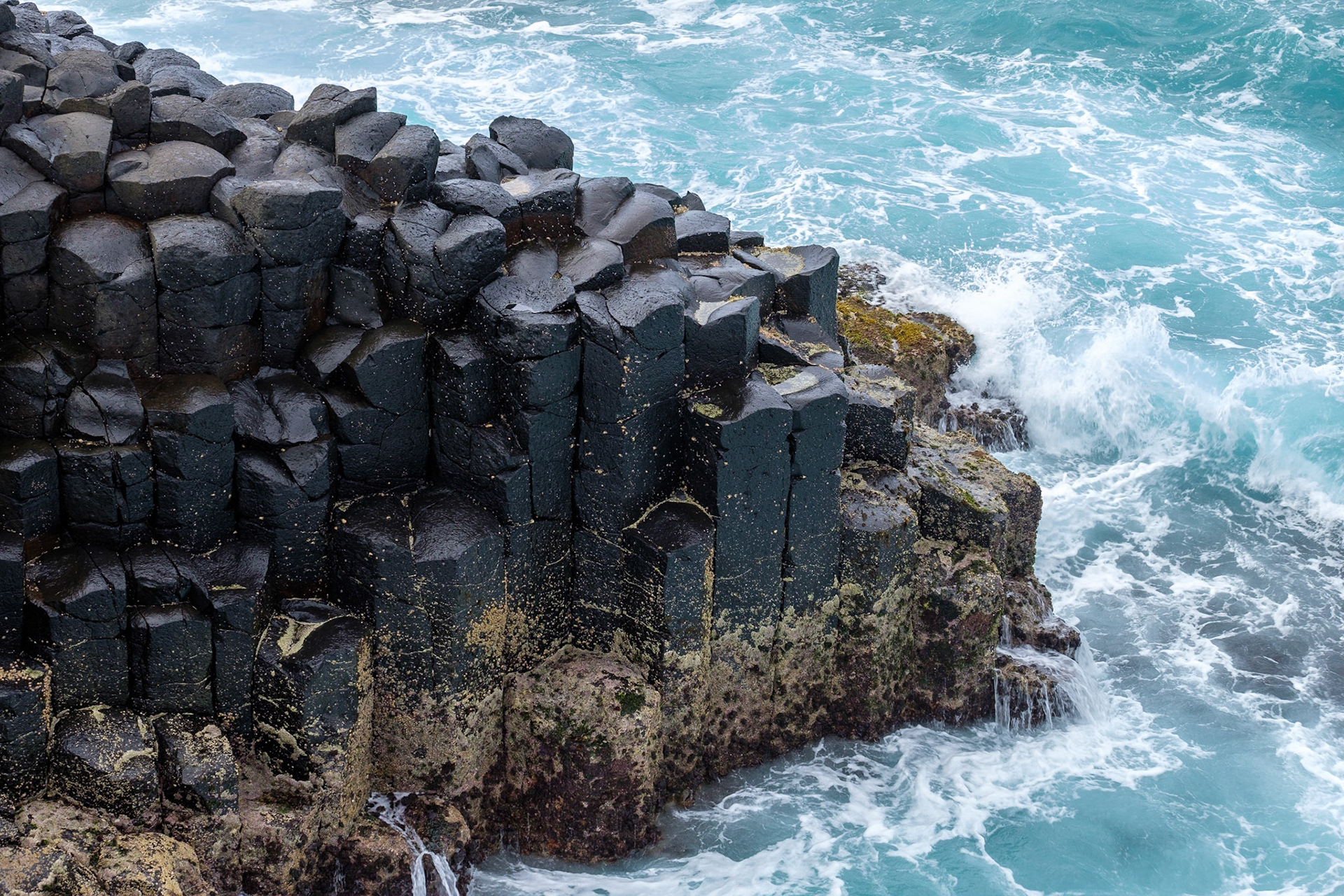 Fingal Head basalt columns