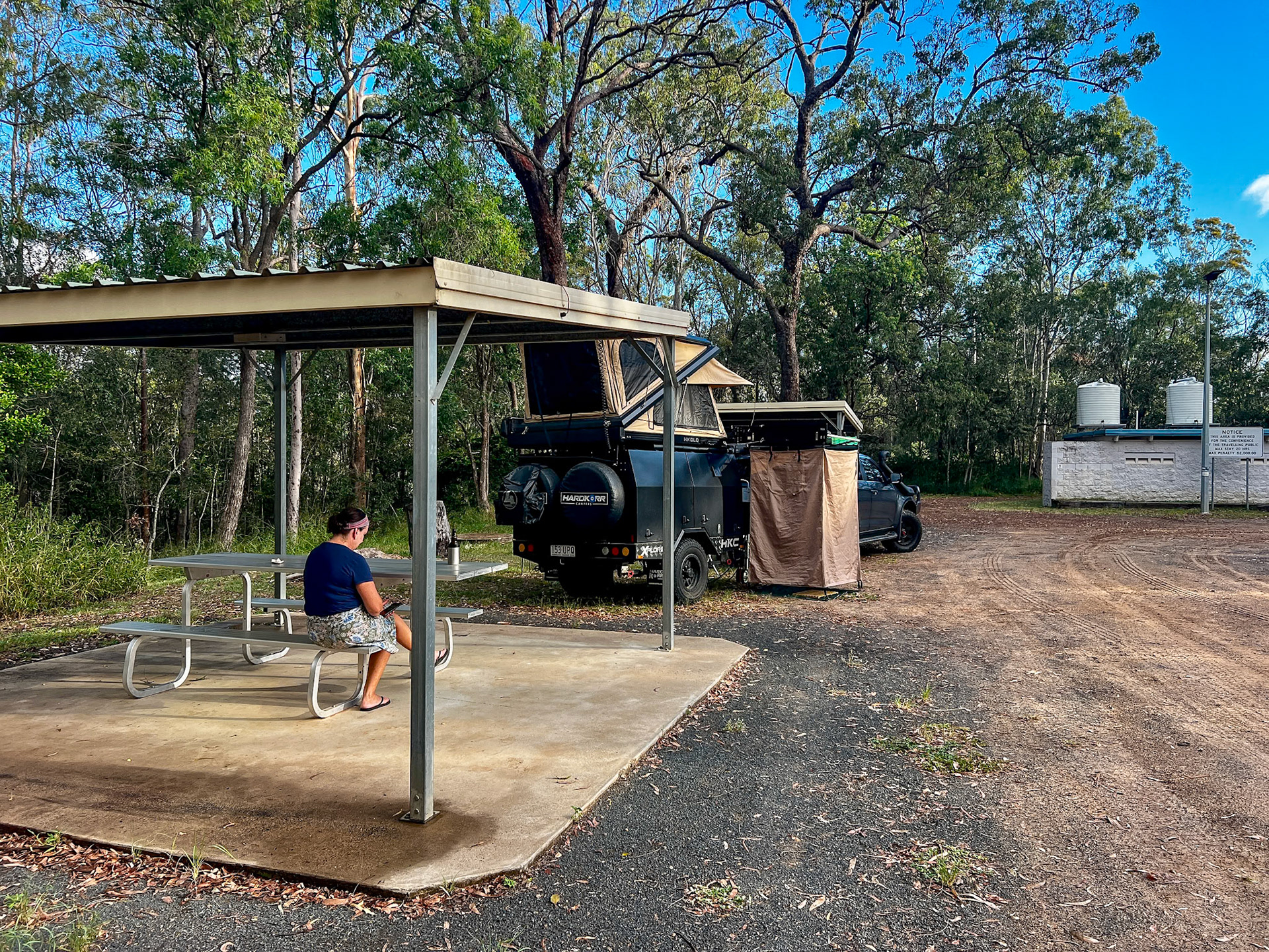 Overnight freecamp at Coominglah State Forest
