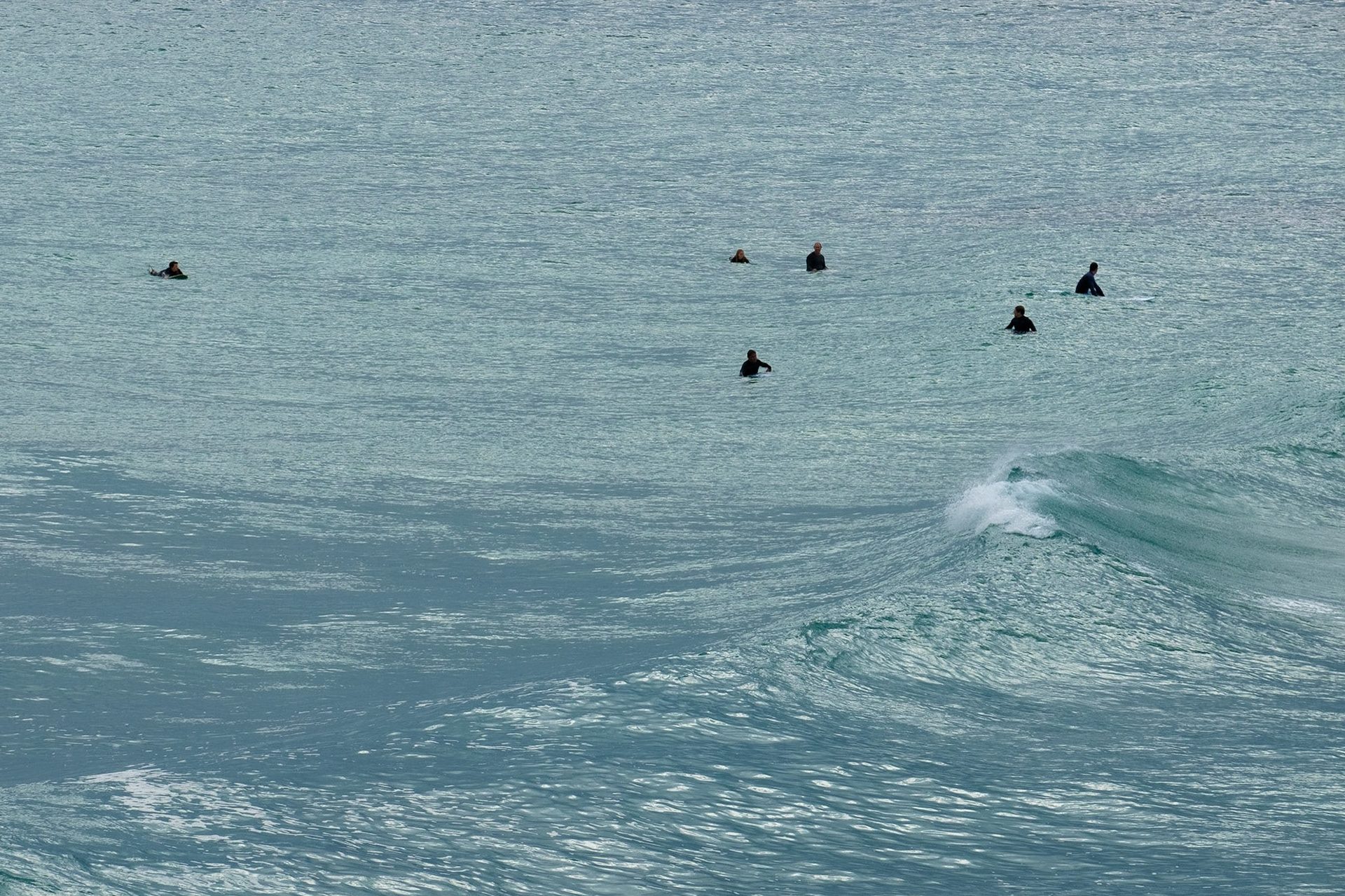 Fingal Head surfers