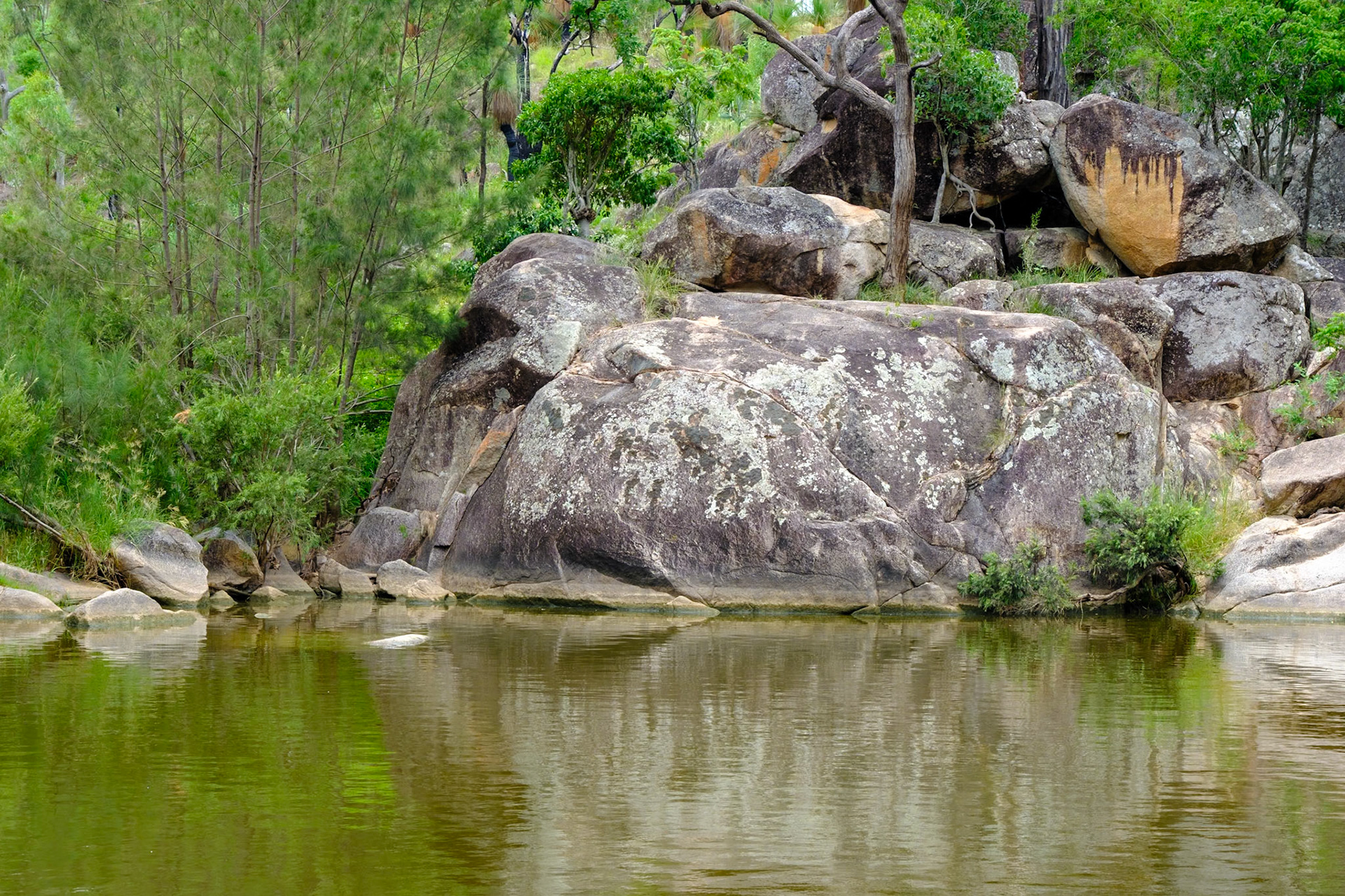 At Coomba Falls