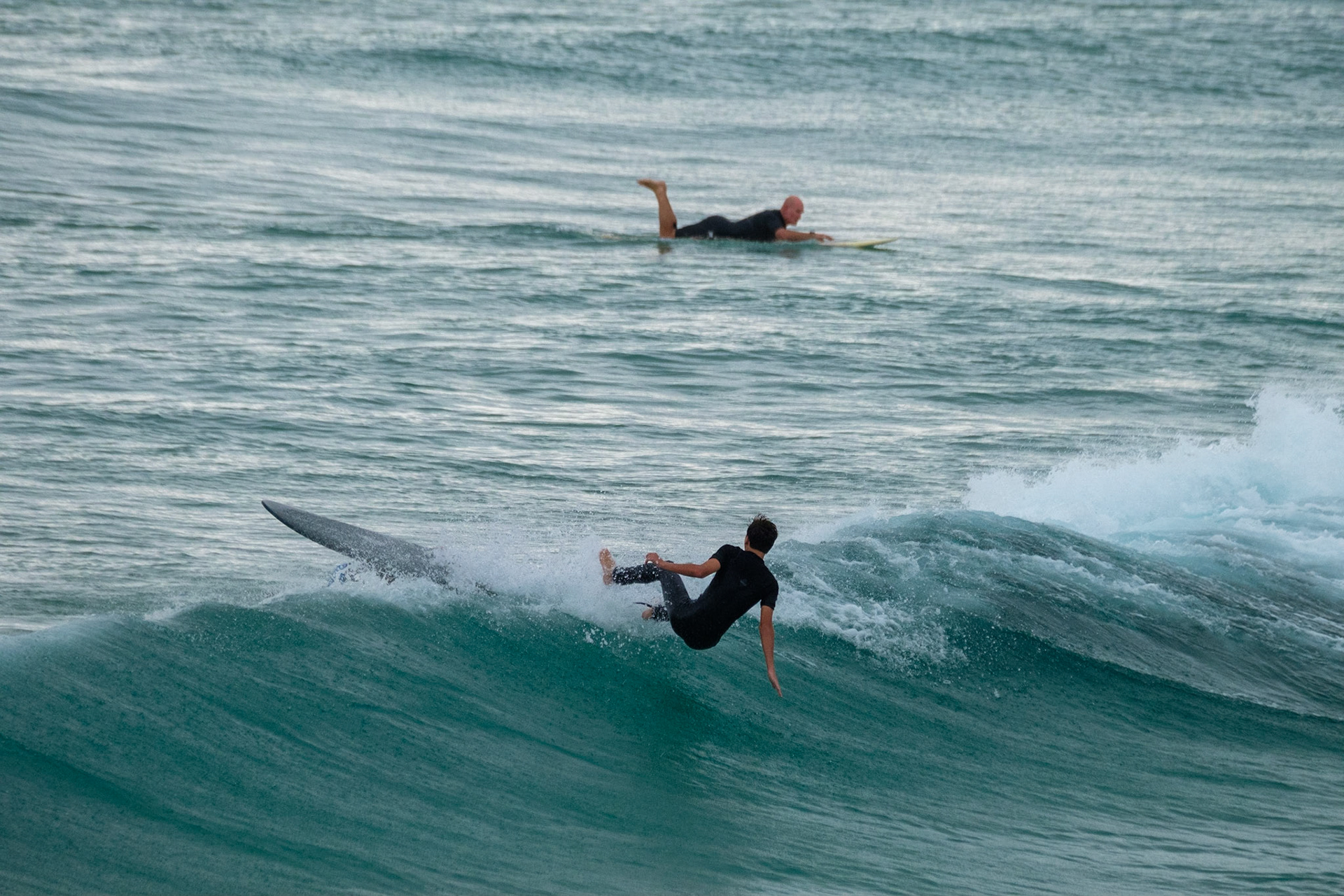 Fingal Head surfers