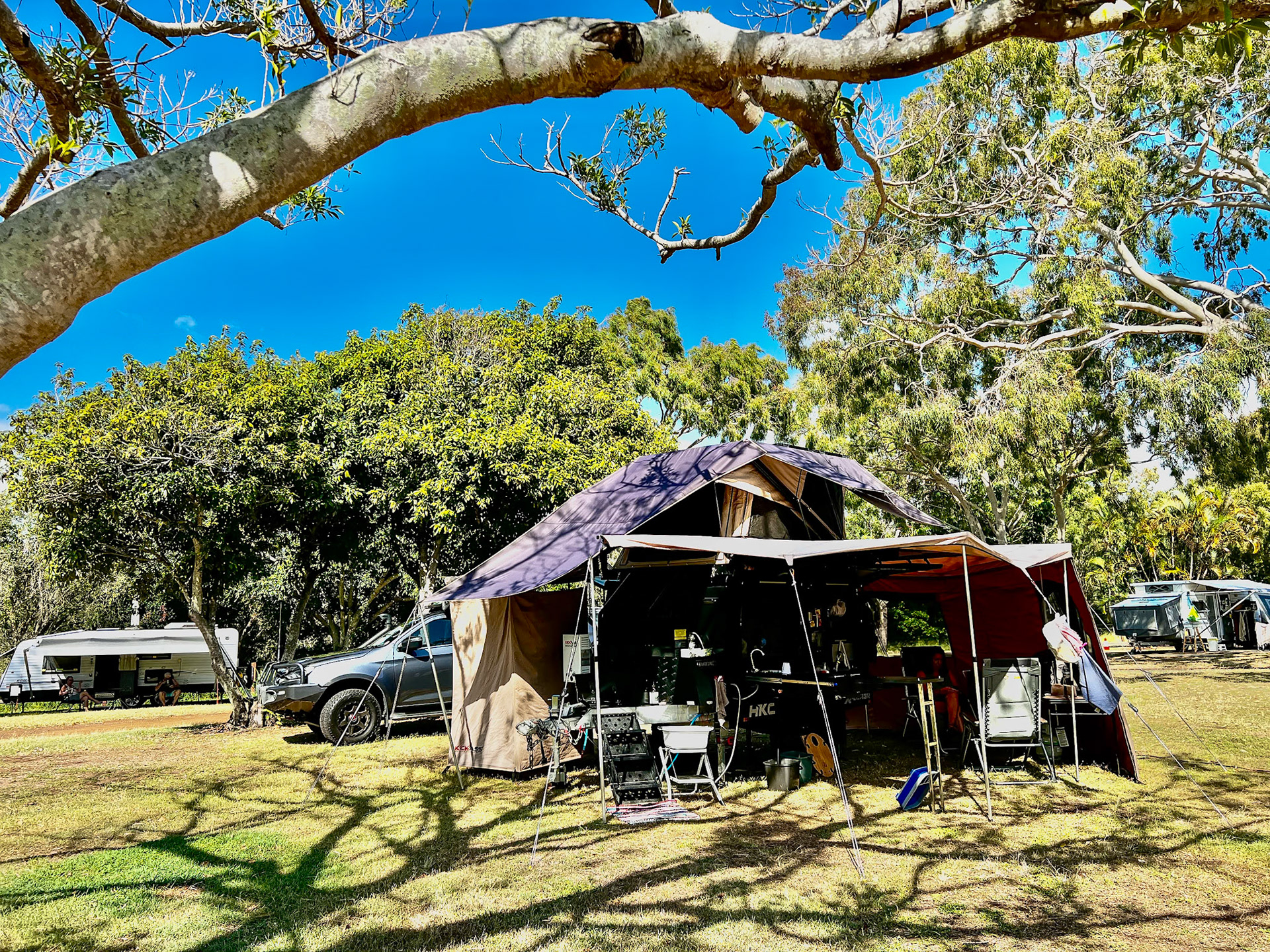 Camped at Bargara