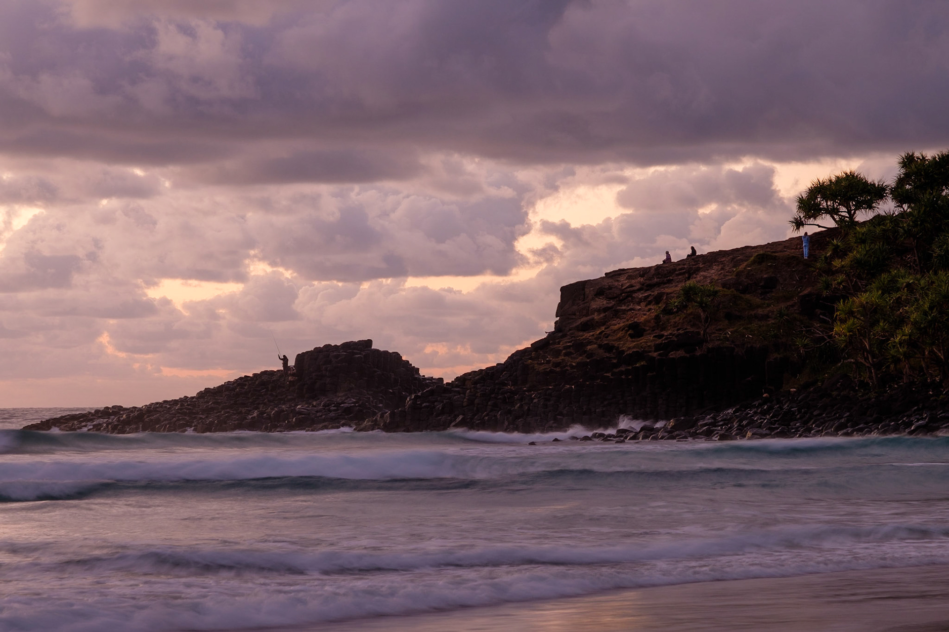 Fingal Head beach sunrise