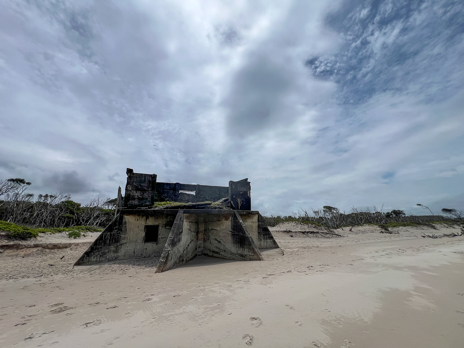 WW2 fortifications - Bribie Island