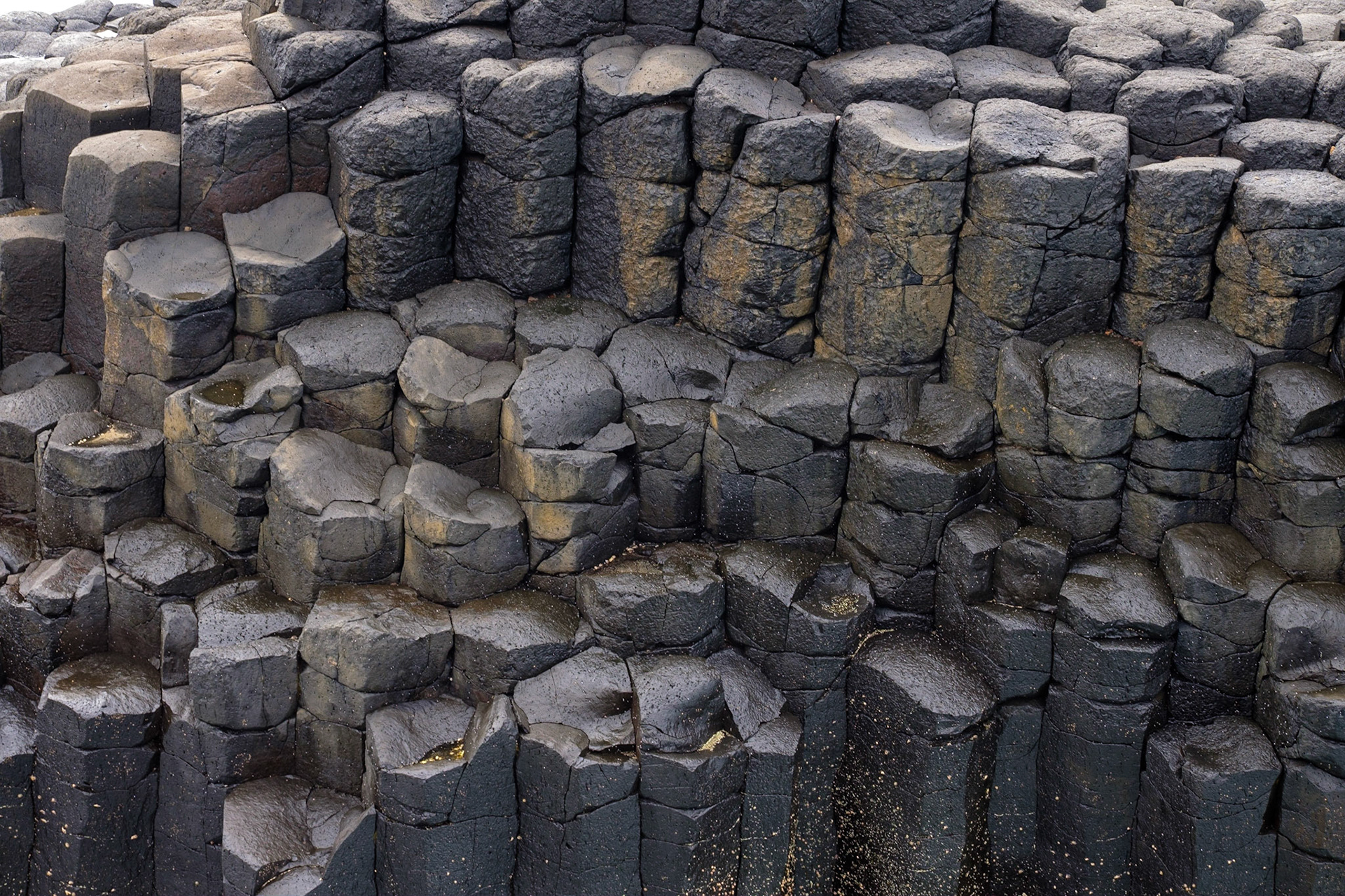 Fingal Head basalt columns