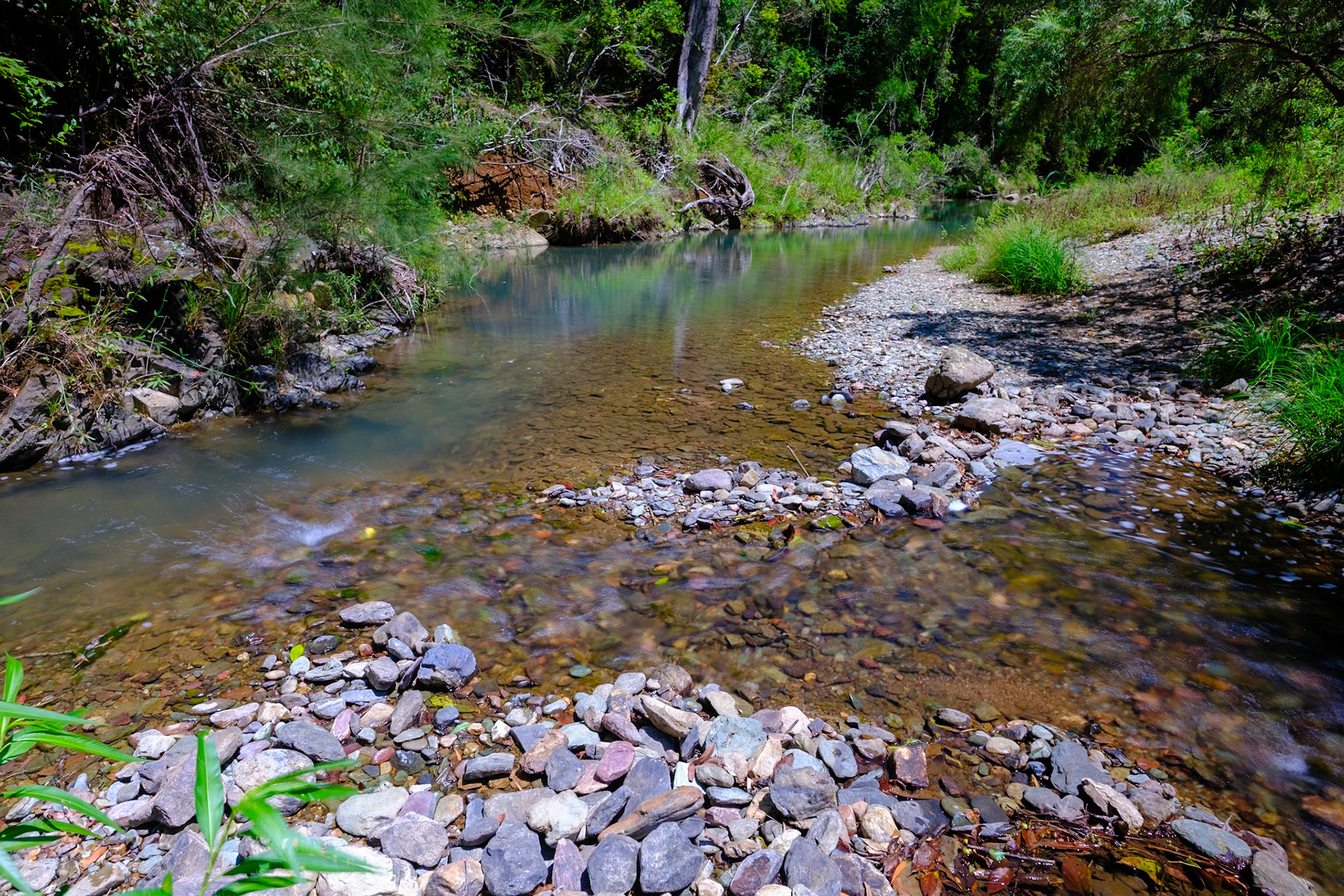 Camping at Bouloumba Creek, Conandale National Park