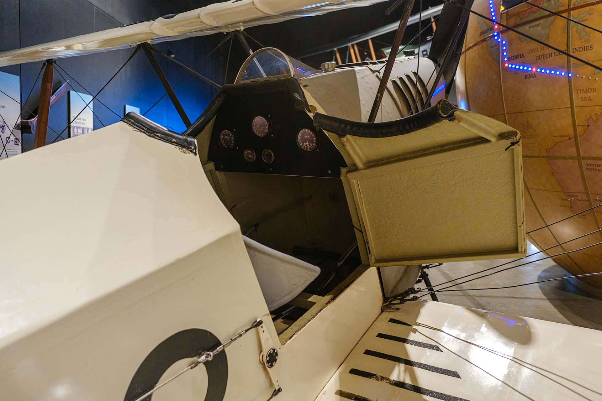 At the Hinkler Hall of Aviation - Baby Avro