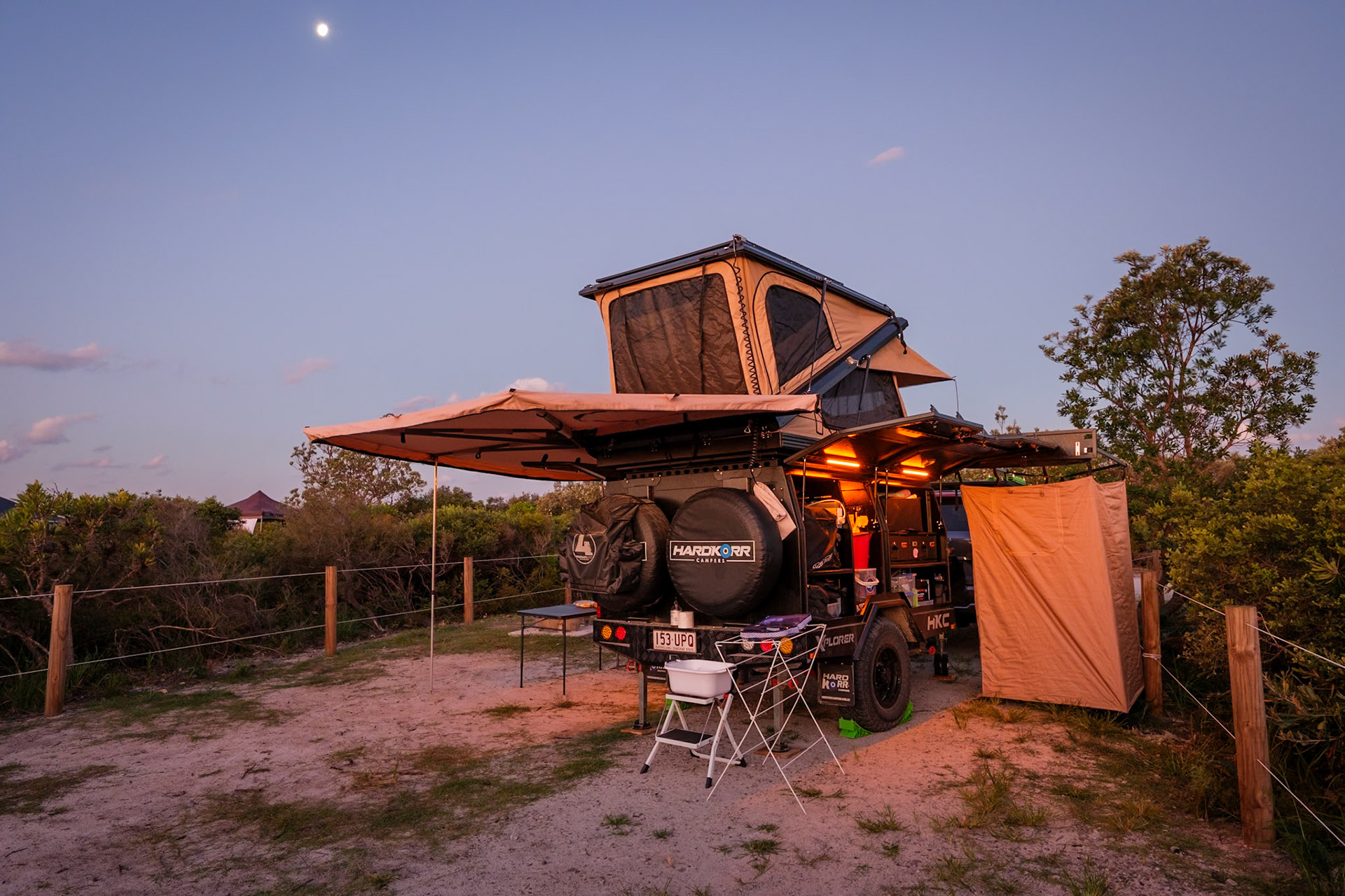 Camping in Minbanbah --Black Rocks