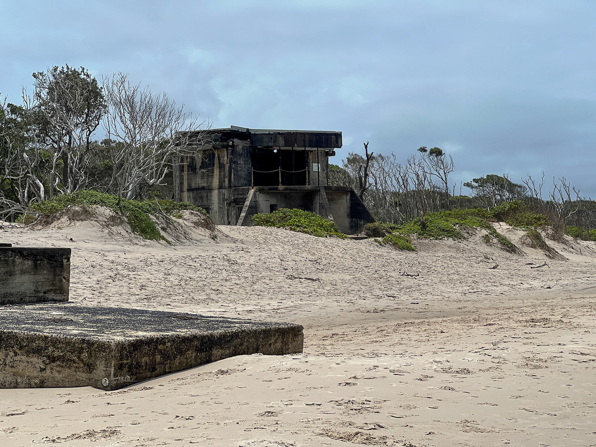 WW2 fortifications - Bribie Island