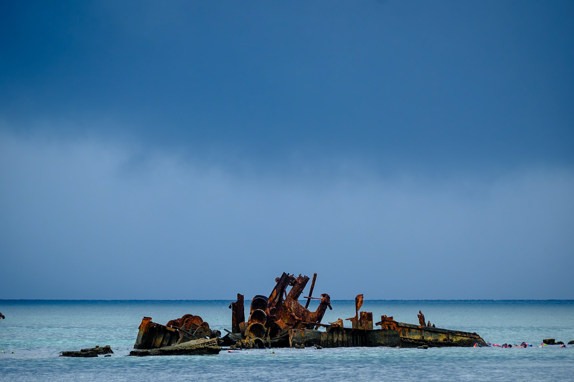 At the Tangalooma Wrecks, Moreton Island