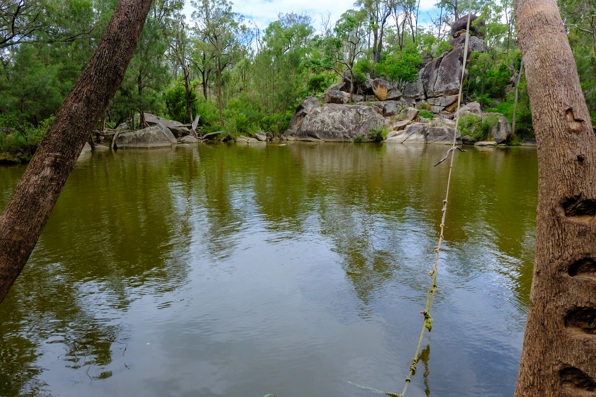 At Coomba Falls