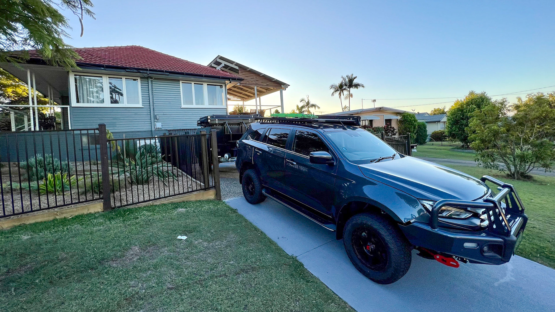 Ready to leave for a weekend at Fingal Head