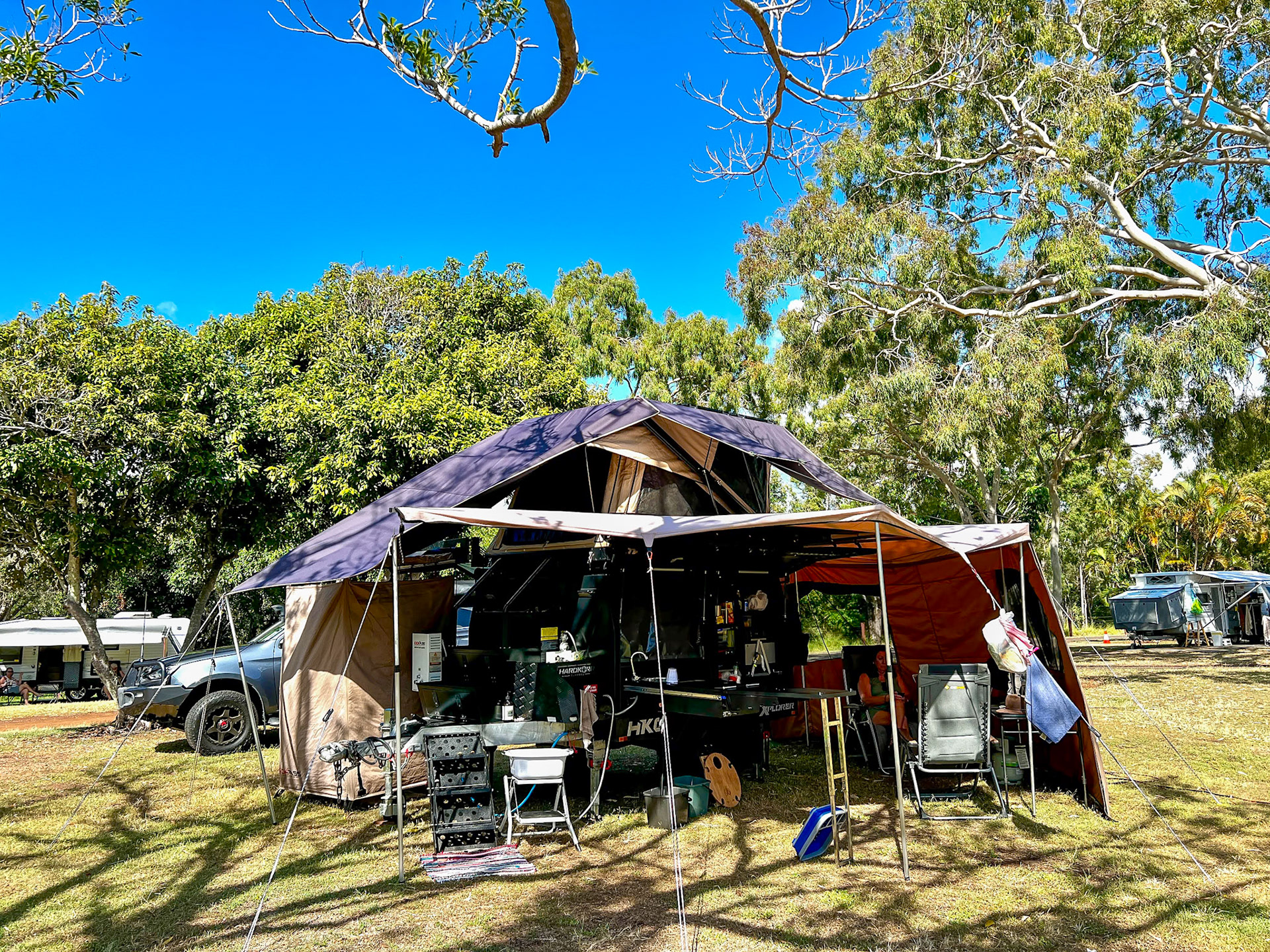 Camped at Bargara