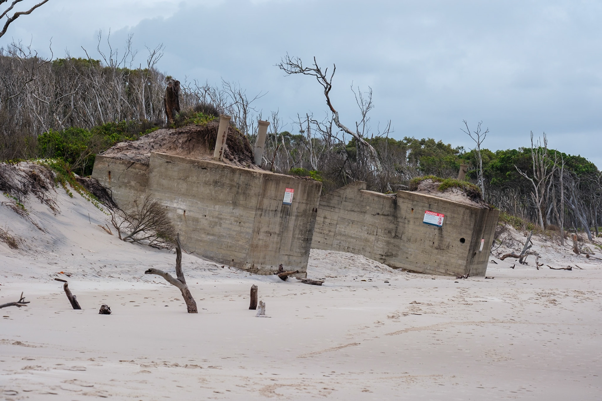 WW2 fortifications - Bribie Island