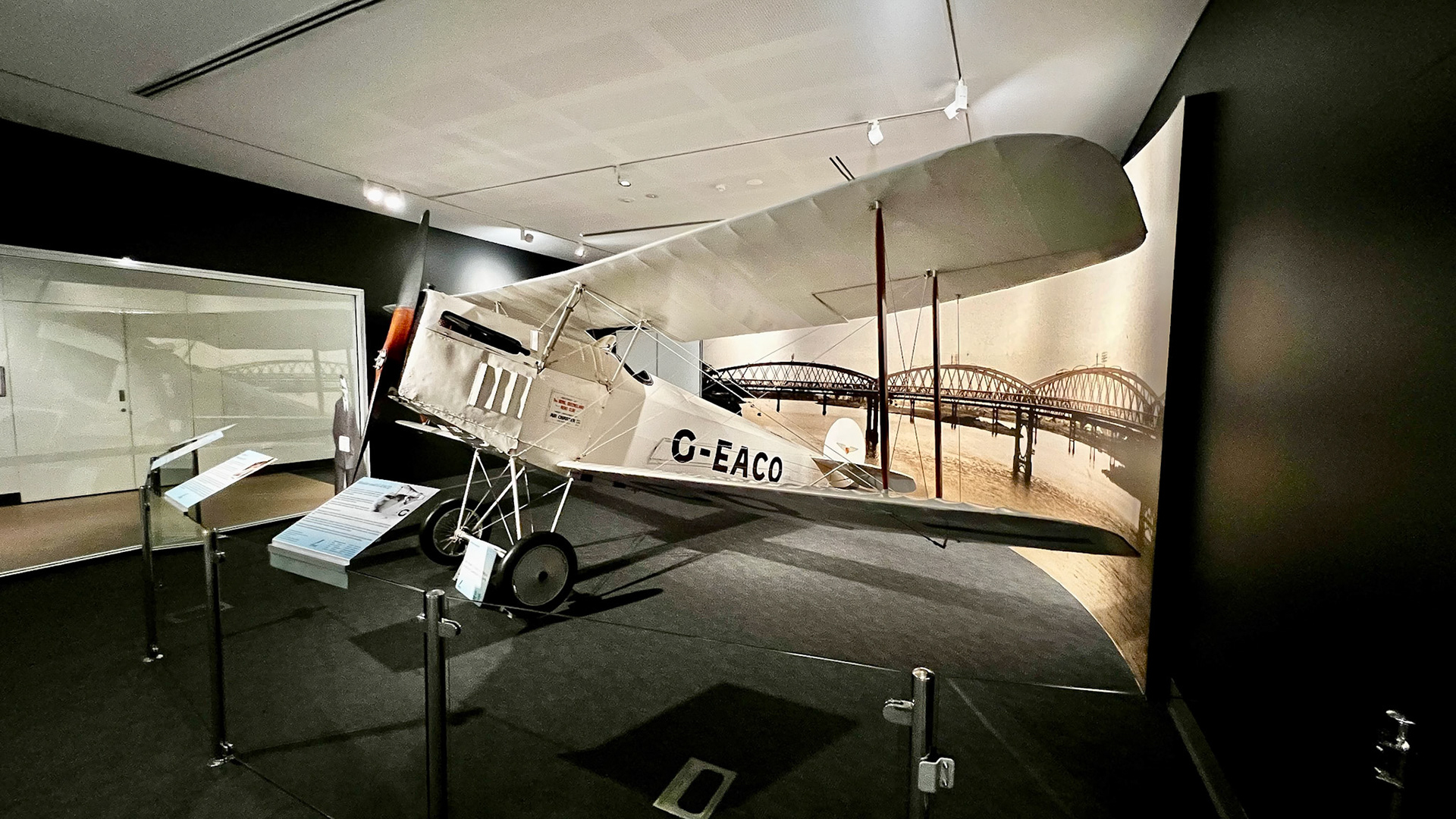 At the Hinkler Hall of Aviation