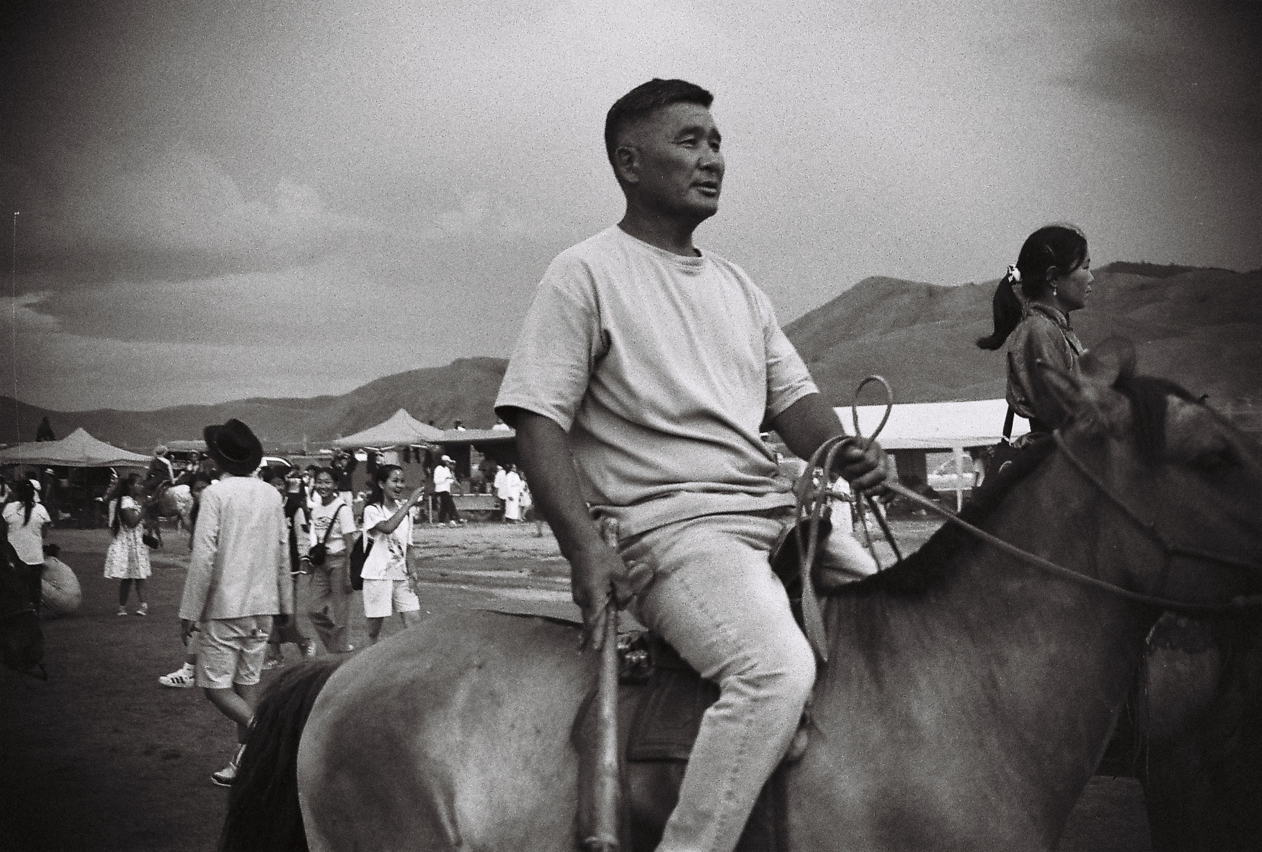 Pendant le Naadam, à Kharkhorin