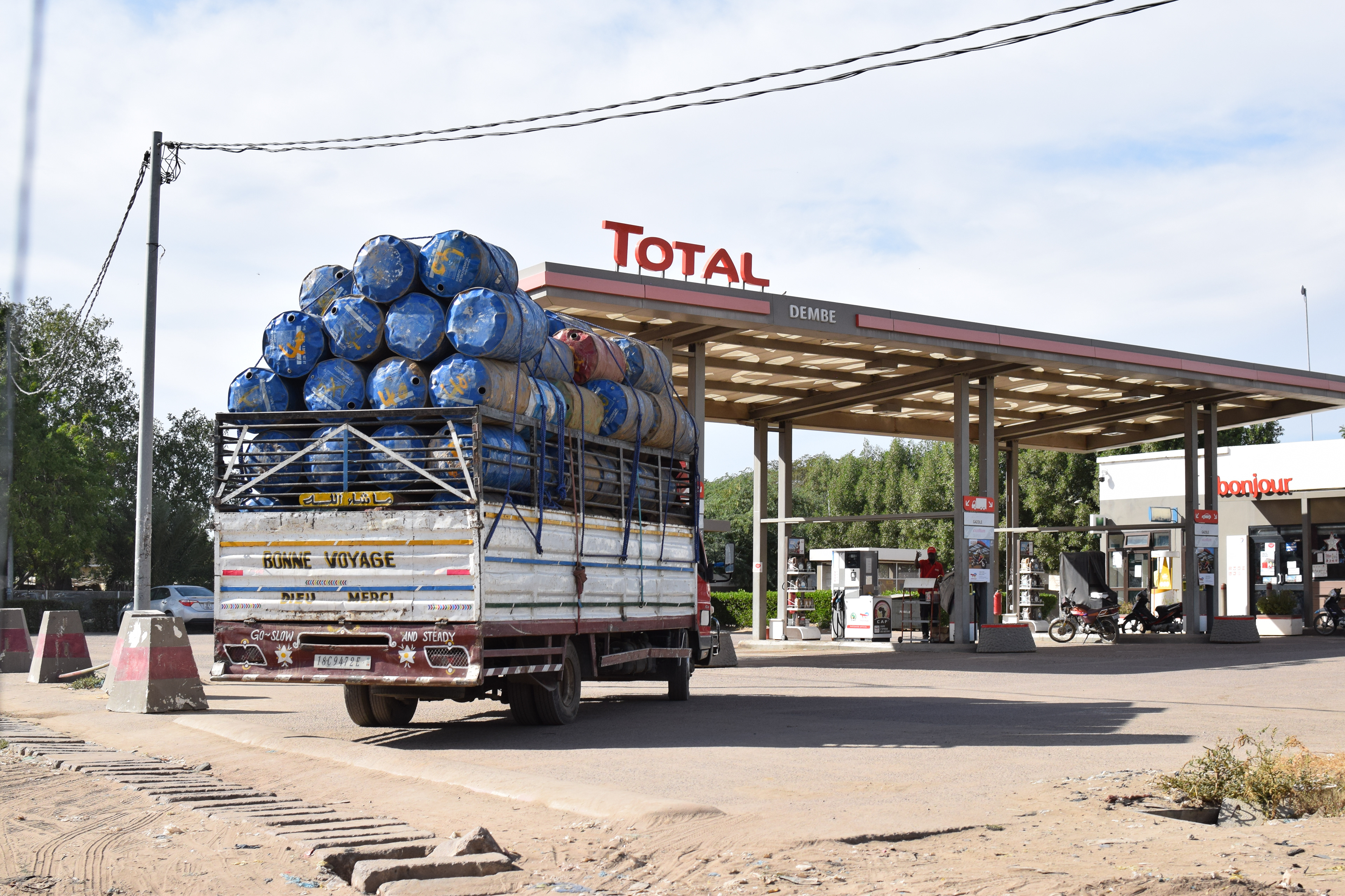 Le long des rues de N'Djamena.