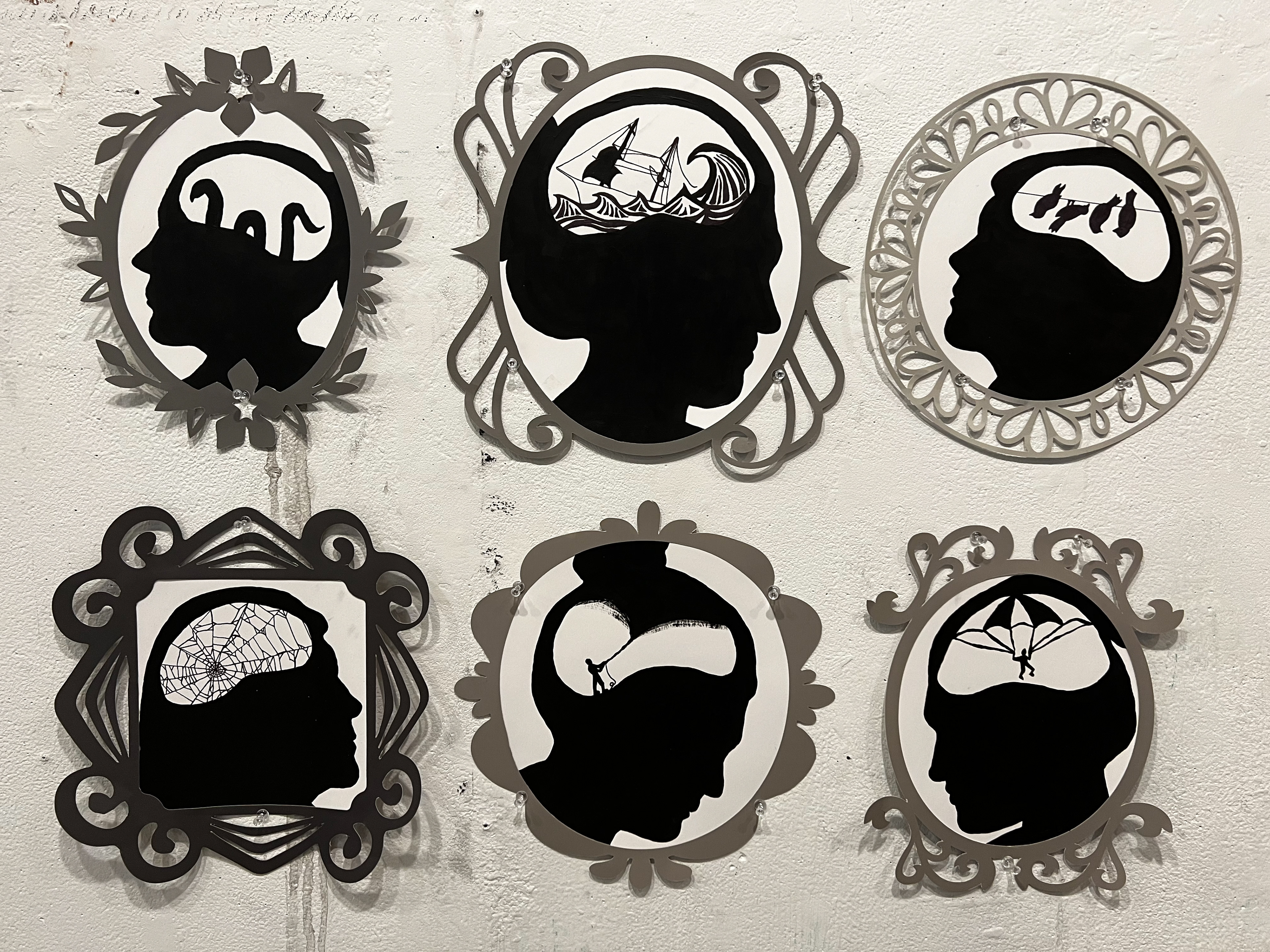 Gouache Painting and Papercraft