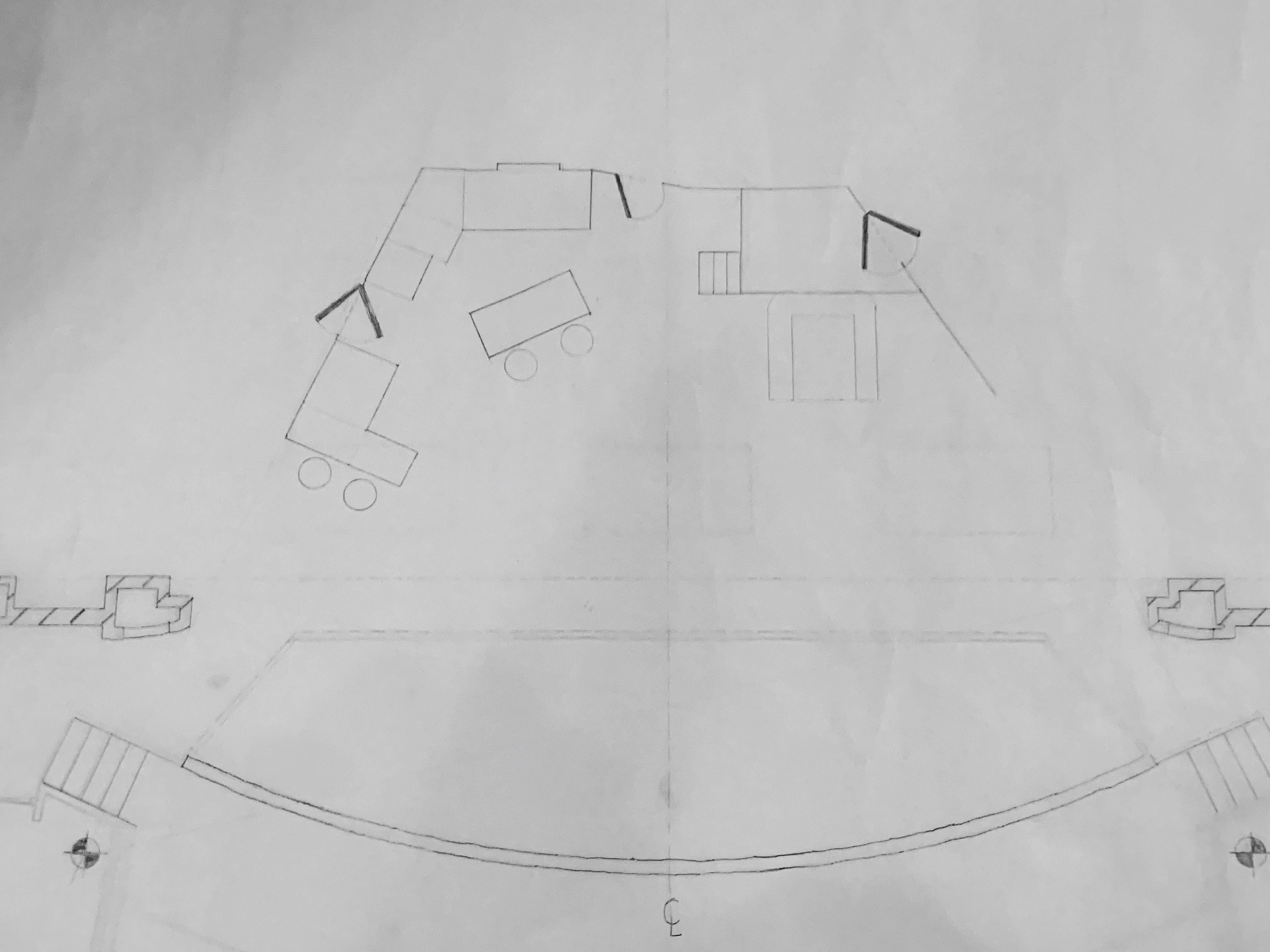 Early Ground Plan Hand Draft