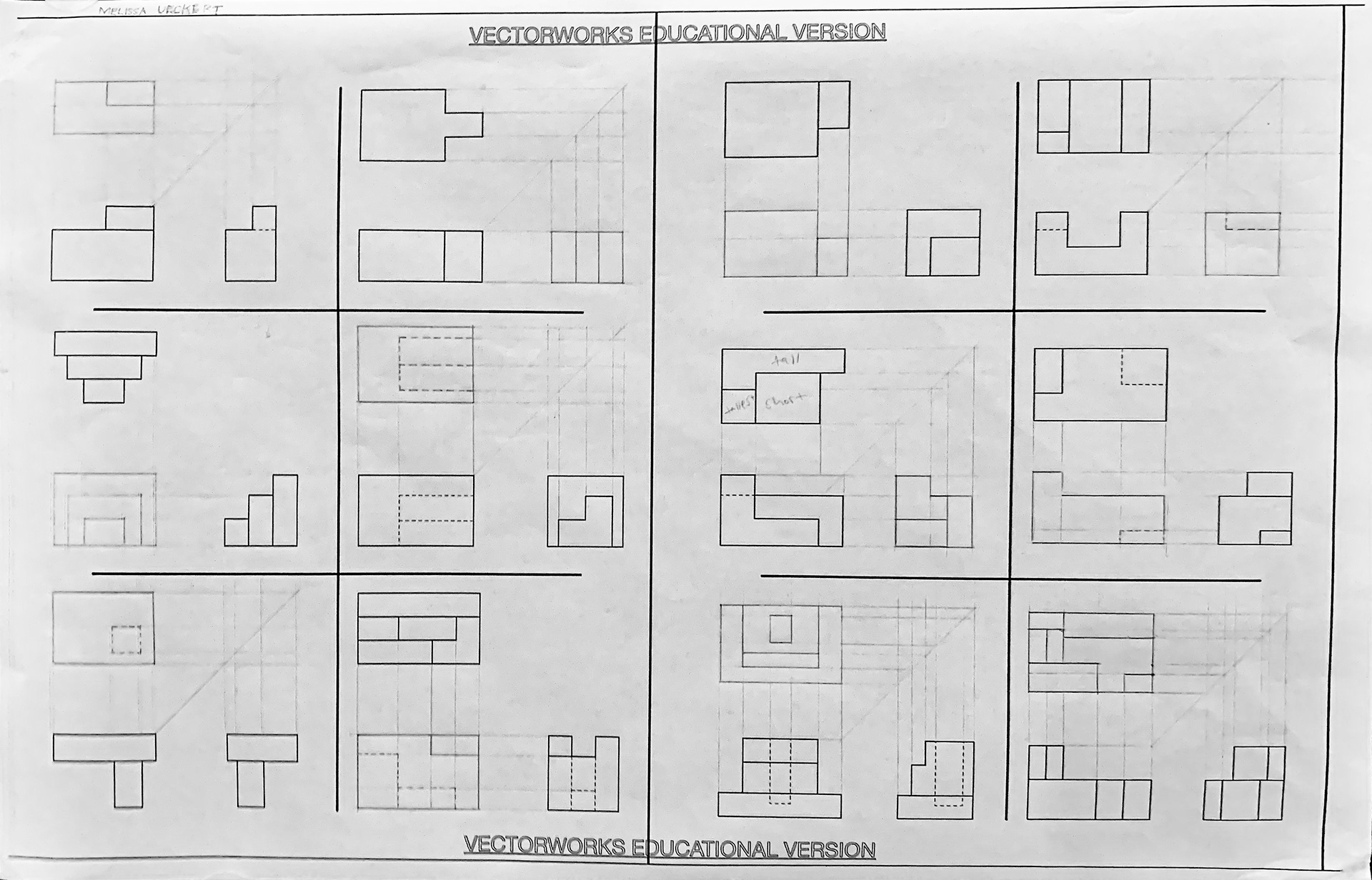 Orthographic Projections - Process