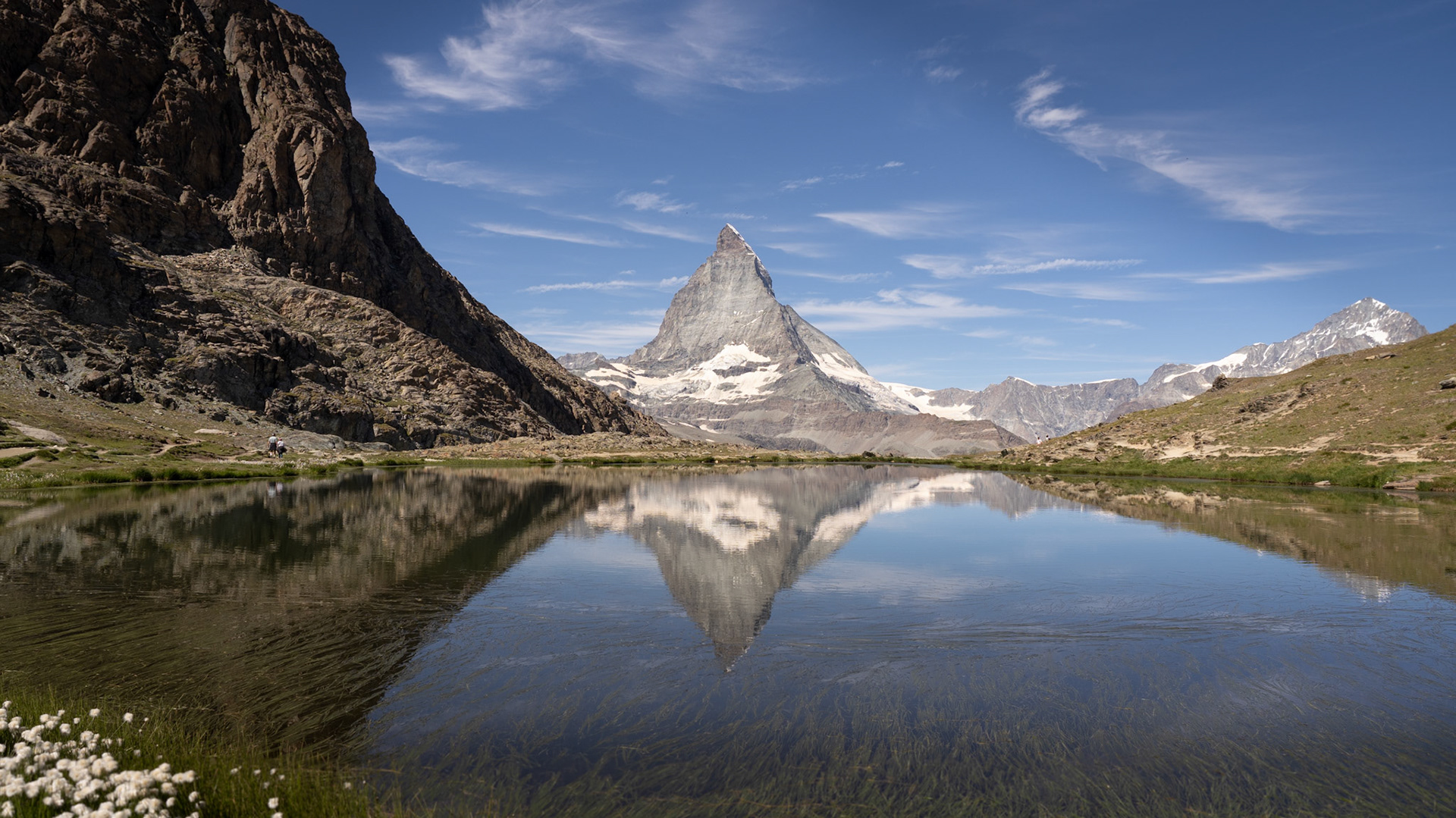 Matterhorn mit Riffelsee