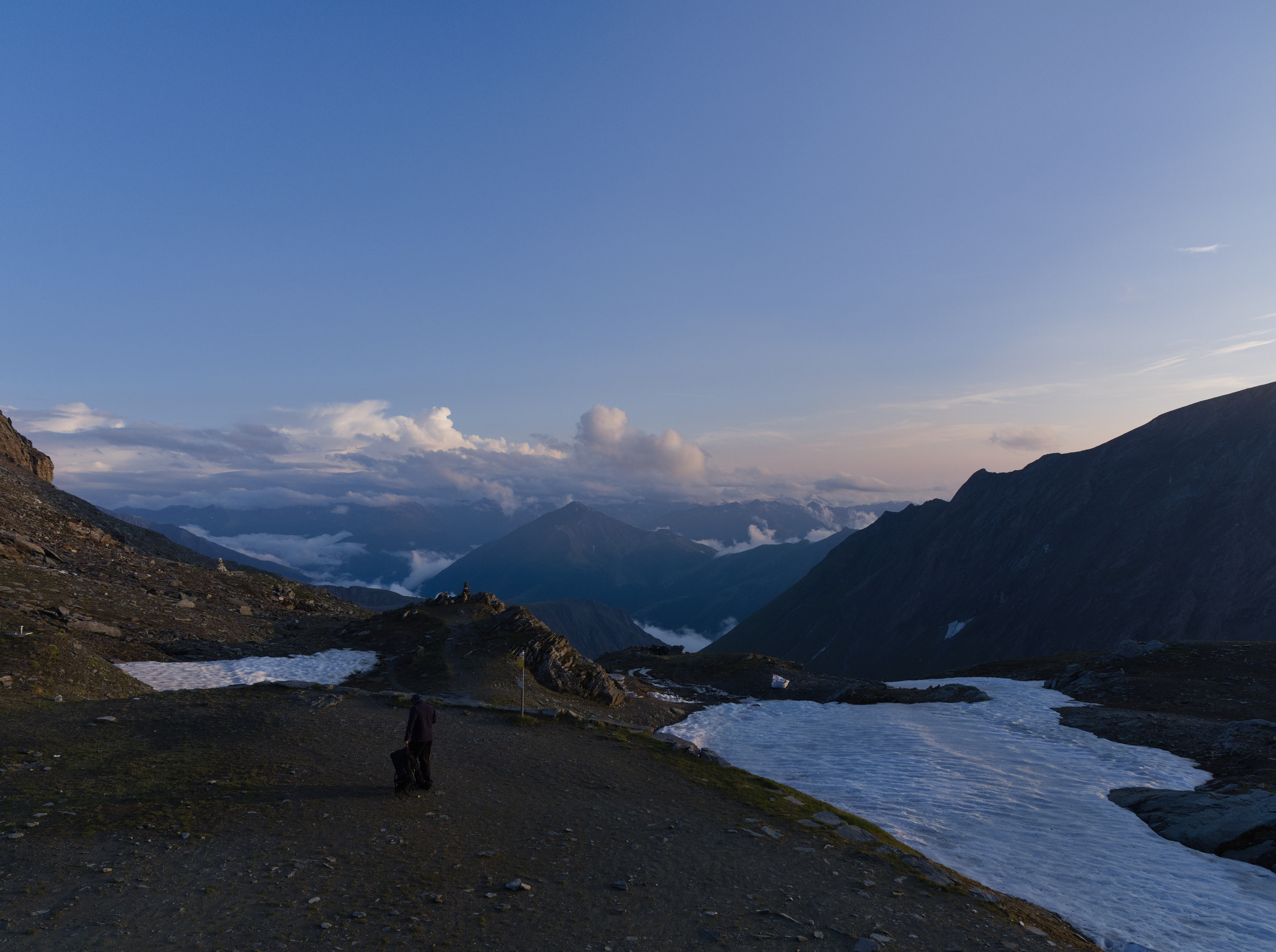 Ein ruhiger Abend auf der Hütte